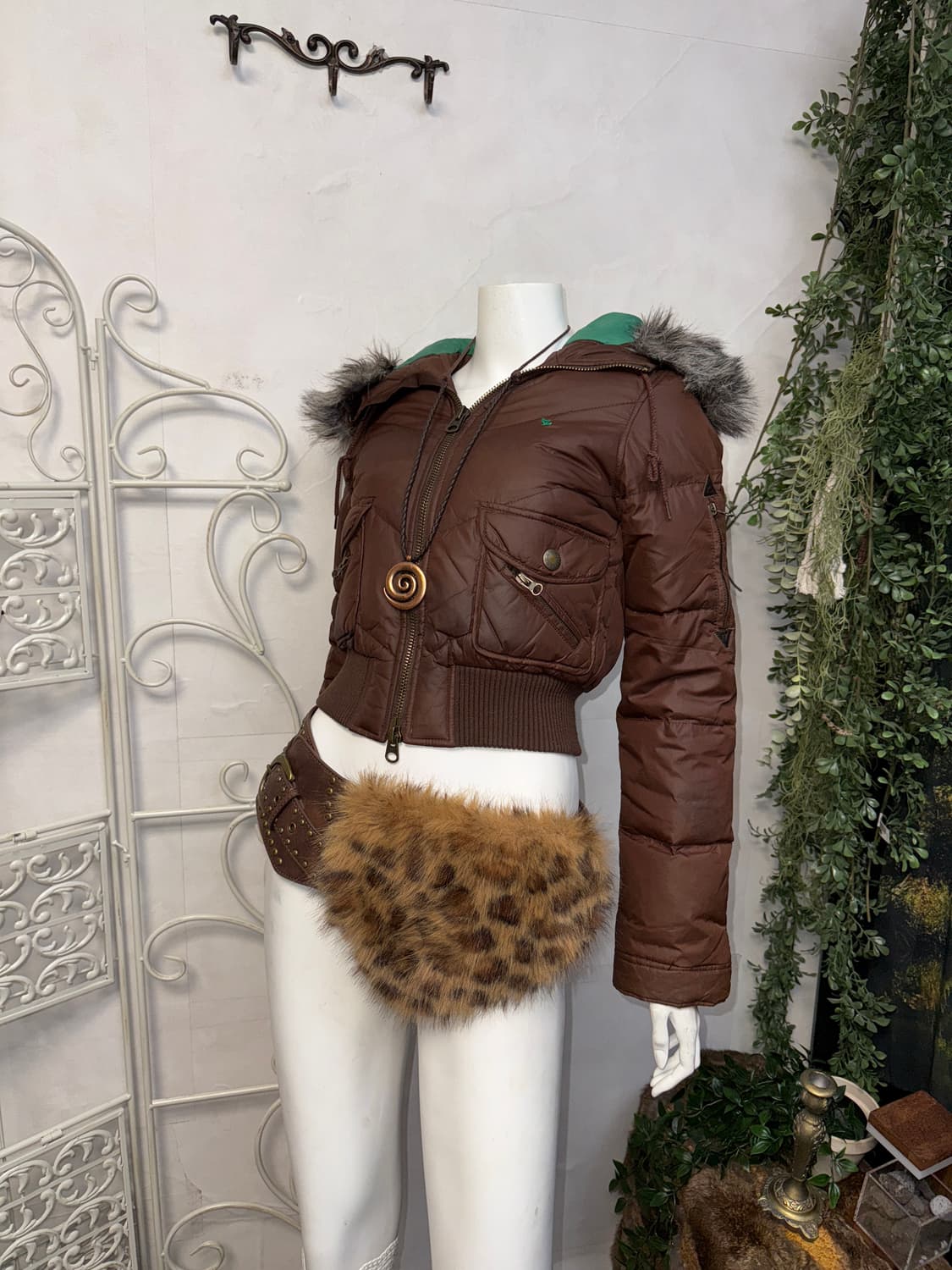 Abercrombie brown wolf jaw puffer jk 상품이미지7