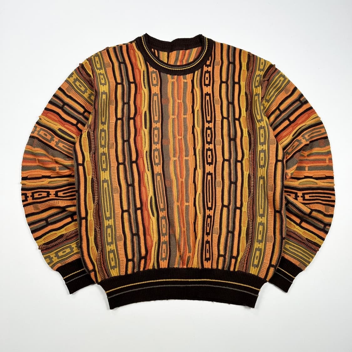 VTG 빈티지 레트로 패턴 케이블 니트 (S) 상품이미지2