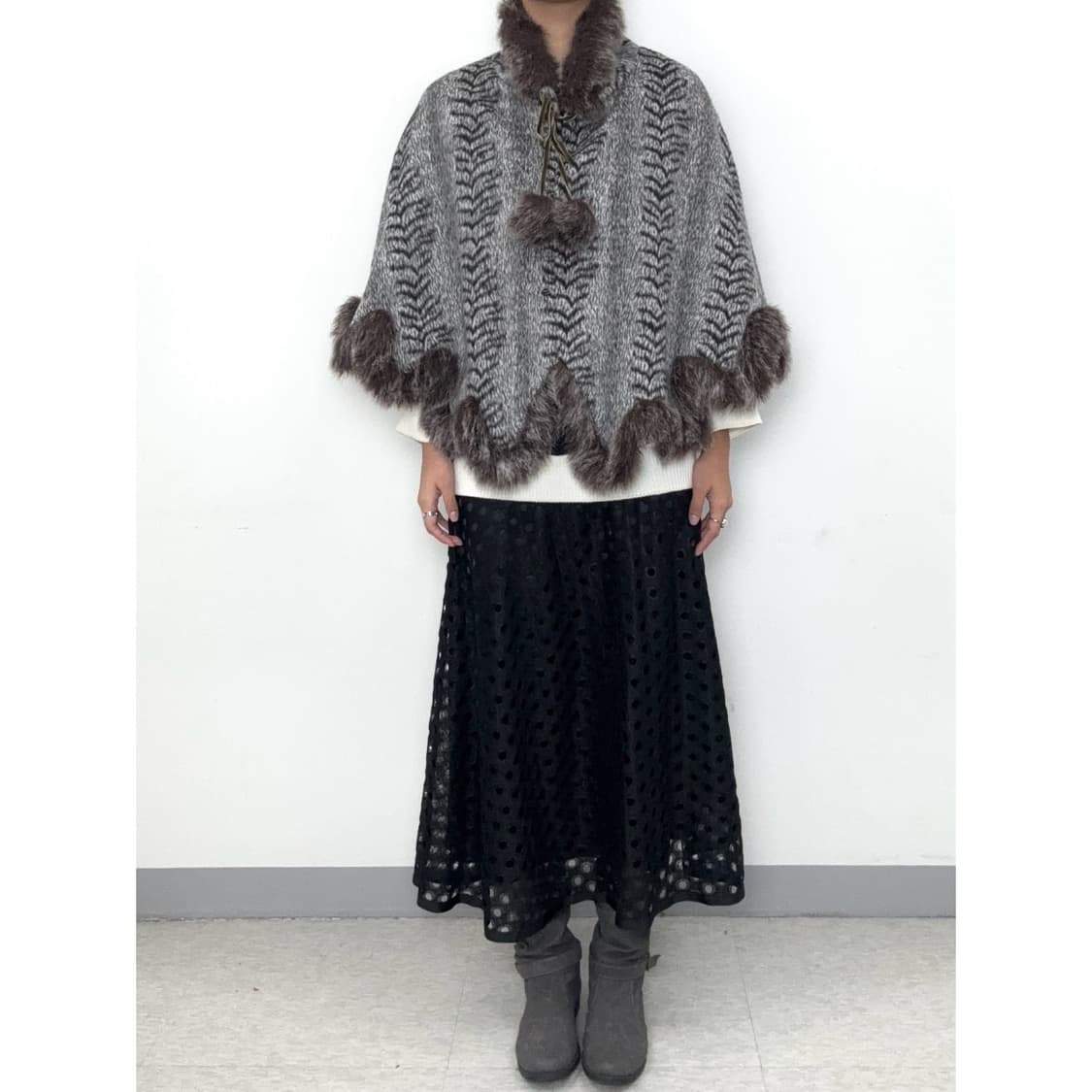 빈티지 판쵸 케이프 망토 상품이미지2