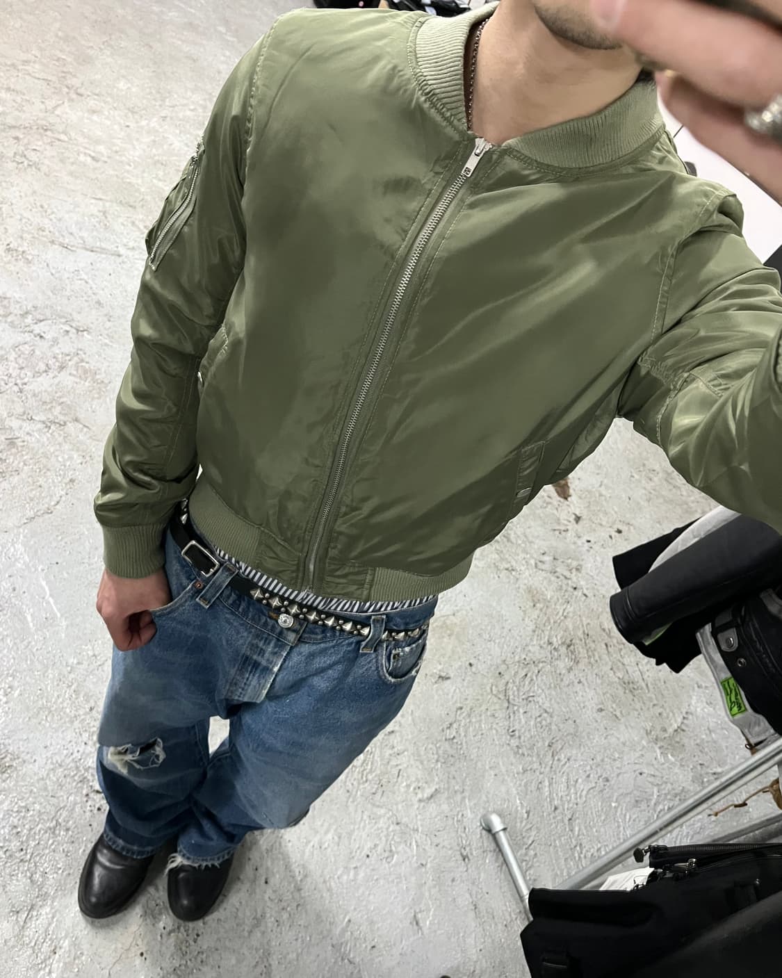 GYLE ma-1 bomber jacket 상품이미지4