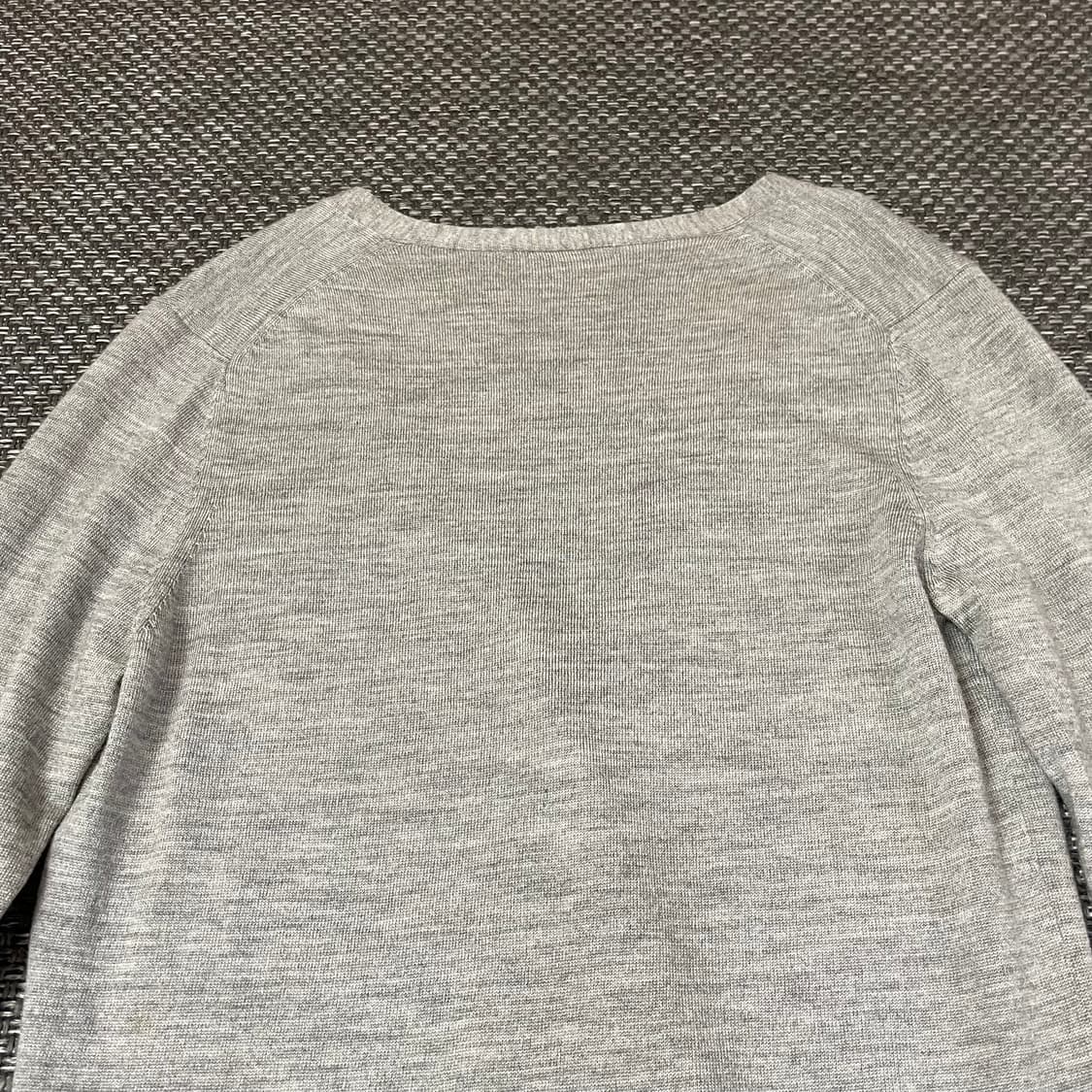 유니클로 그레이 울 니트 가디건 L 상품이미지4