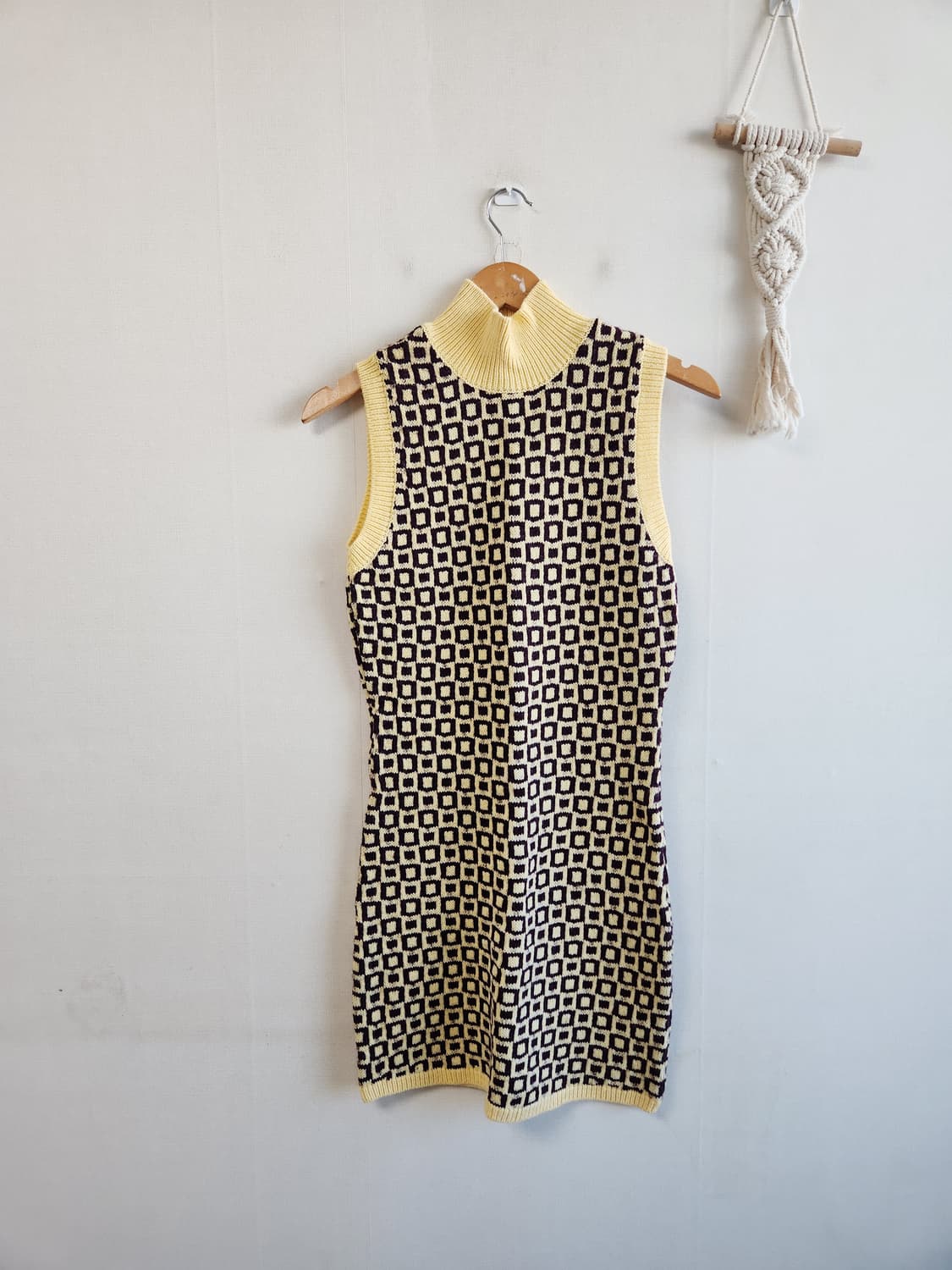 자라 목폴라 패턴 원피스 M 상품이미지1