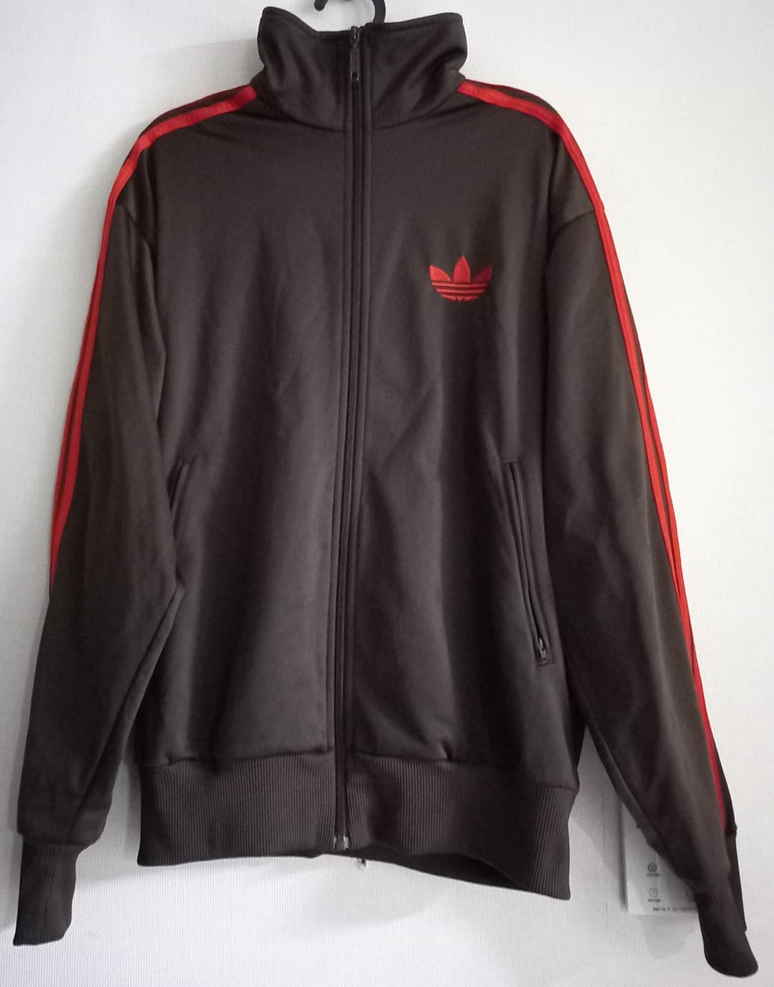 아디다스 파이어버드 브라운 오렌지 트랙탑 저지 져지집업 100/L 상품이미지1