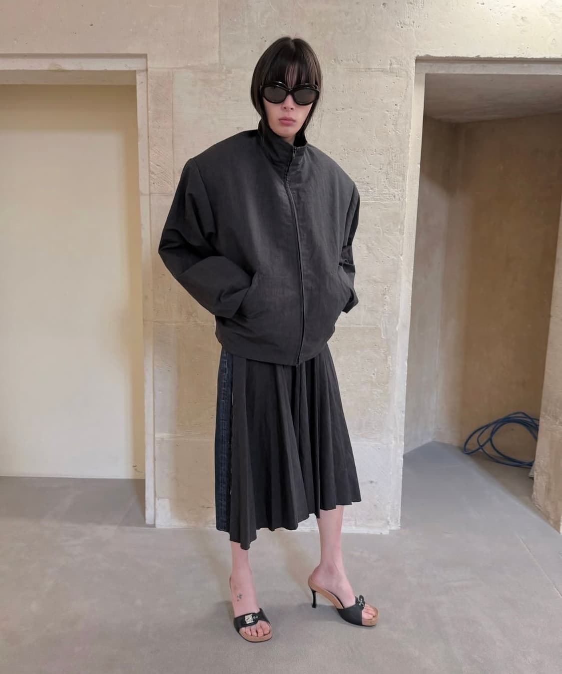 [38]발렌시아가 오버숄더 블루종 상품이미지3