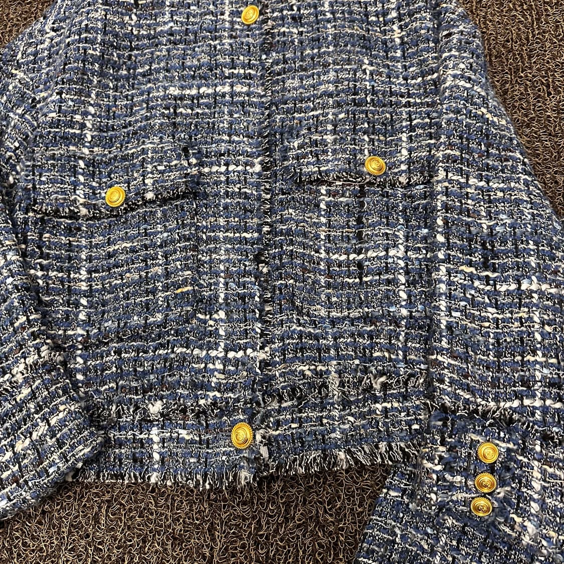 ZARA 자라 여성 트위드 자켓 상하의 세트 XS 상품이미지4