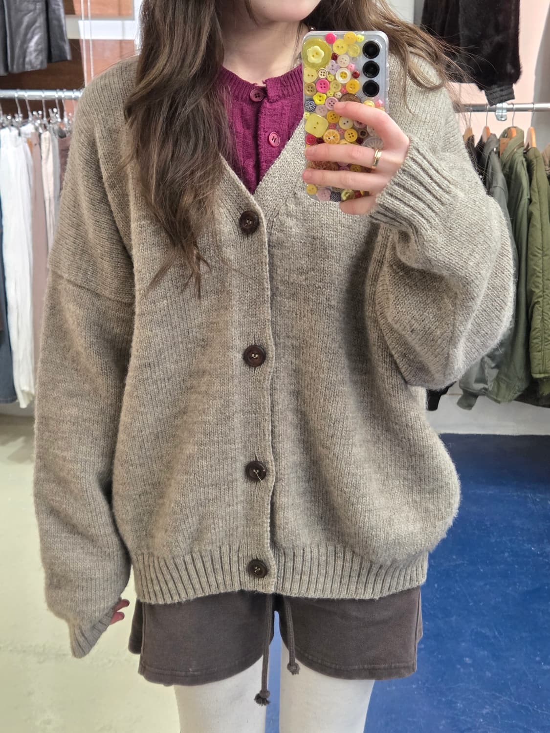 Kerry woolen 케리 울른 밀즈 가디건 상품이미지1