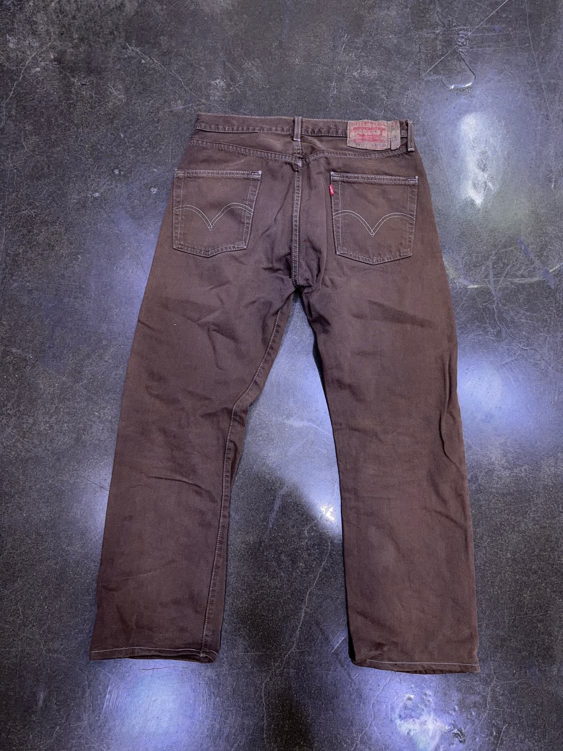 리바이스 501 00's 멕시코 메이드 빈티지 브라운 데님팬츠 32 상품이미지2
