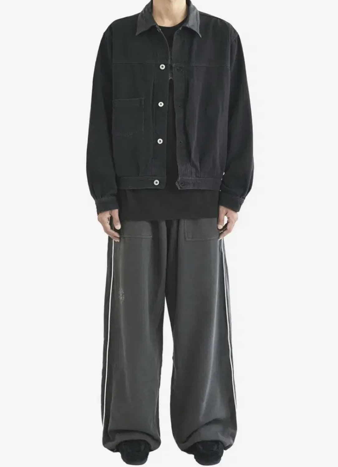 폴리테루 fatigue sweat pants 1.2v 카키그린 (4) 상품이미지3