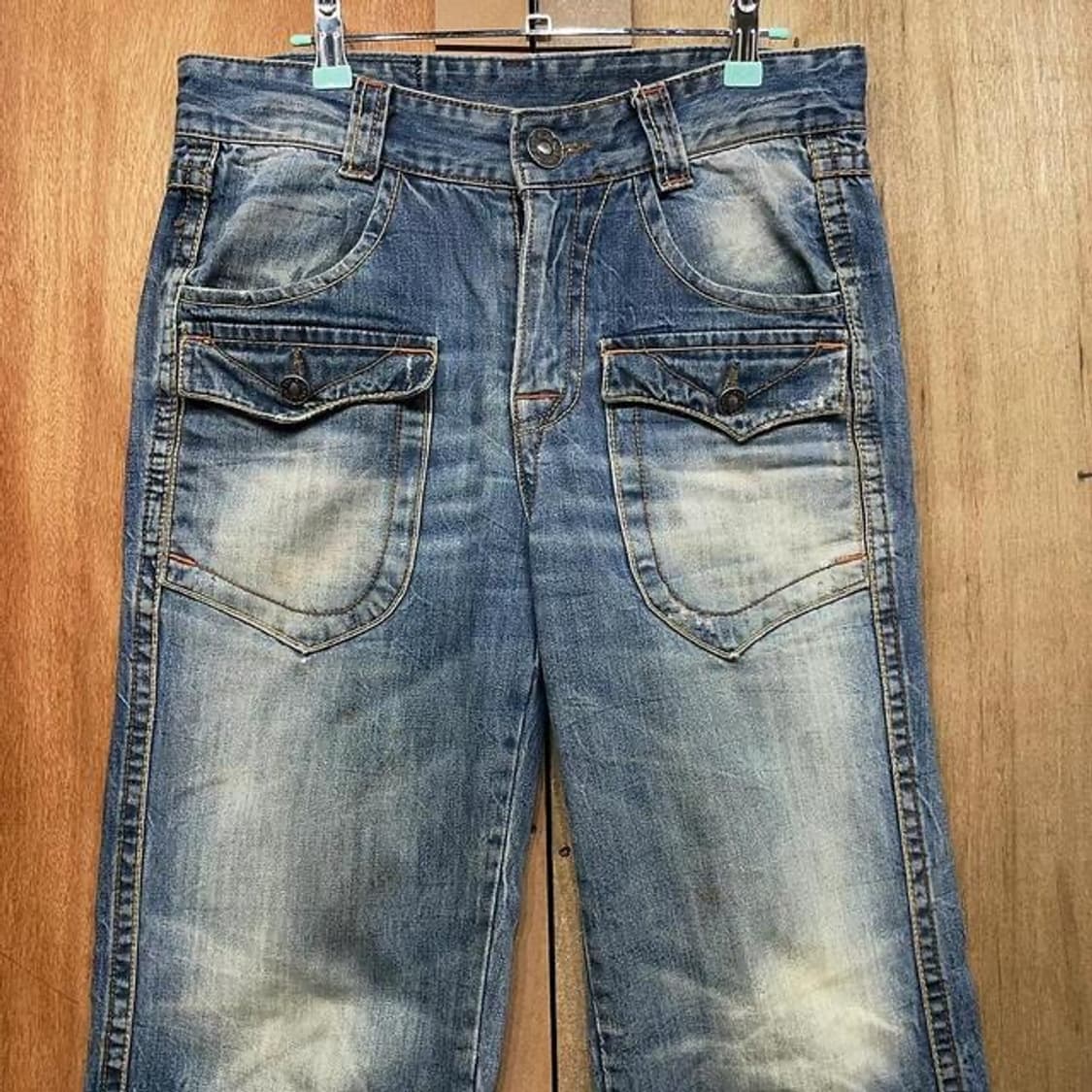 Ack the Bad 러프 웨스턴 부츠컷 데님 (32) 상품이미지4