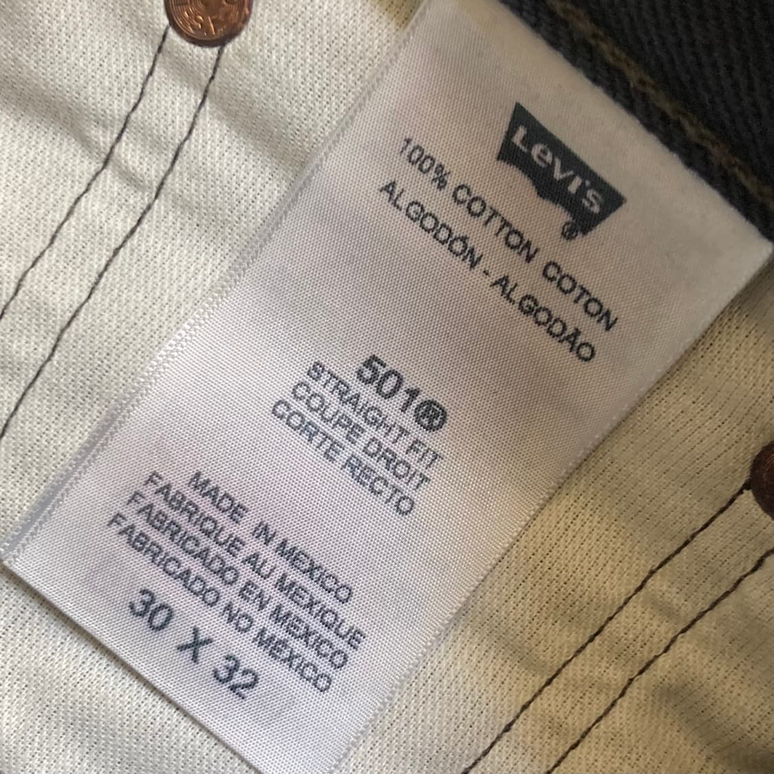 리바이스 501XX 데님팬츠 W30 L32 상품이미지5