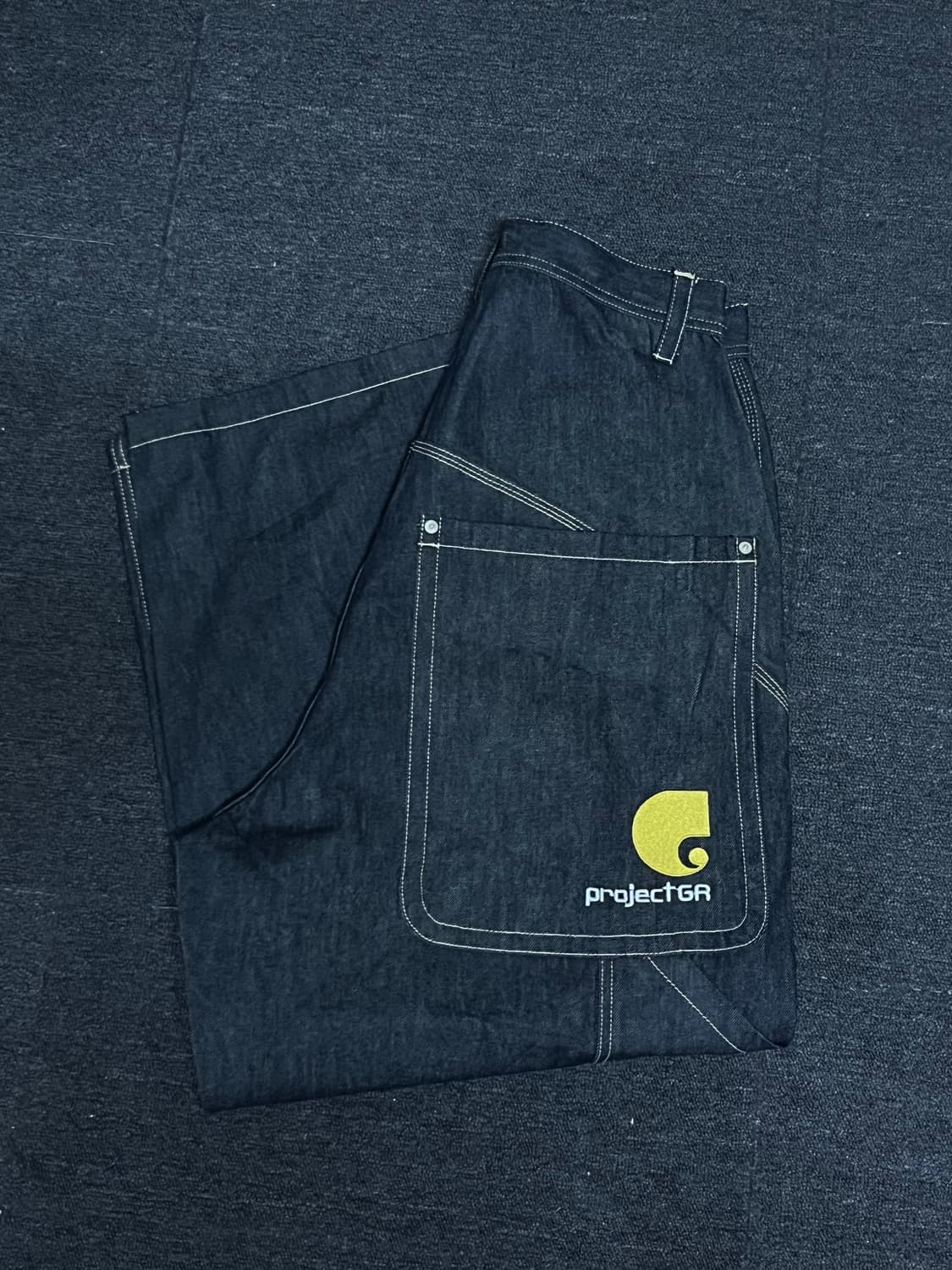 PROJECT GR 레트로 데님 배기 팬츠 2 상품이미지1