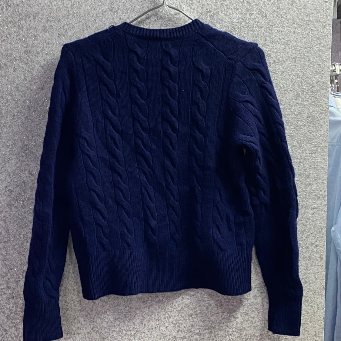 폴로 꽈베기 울 라운드 가디건 B3185 상품이미지3