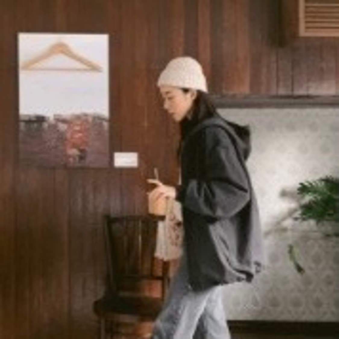 (새상품, 미착용) 98도씨 키드 퀄리티 후드 야상자켓 차콜 봄 가을 상품이미지2