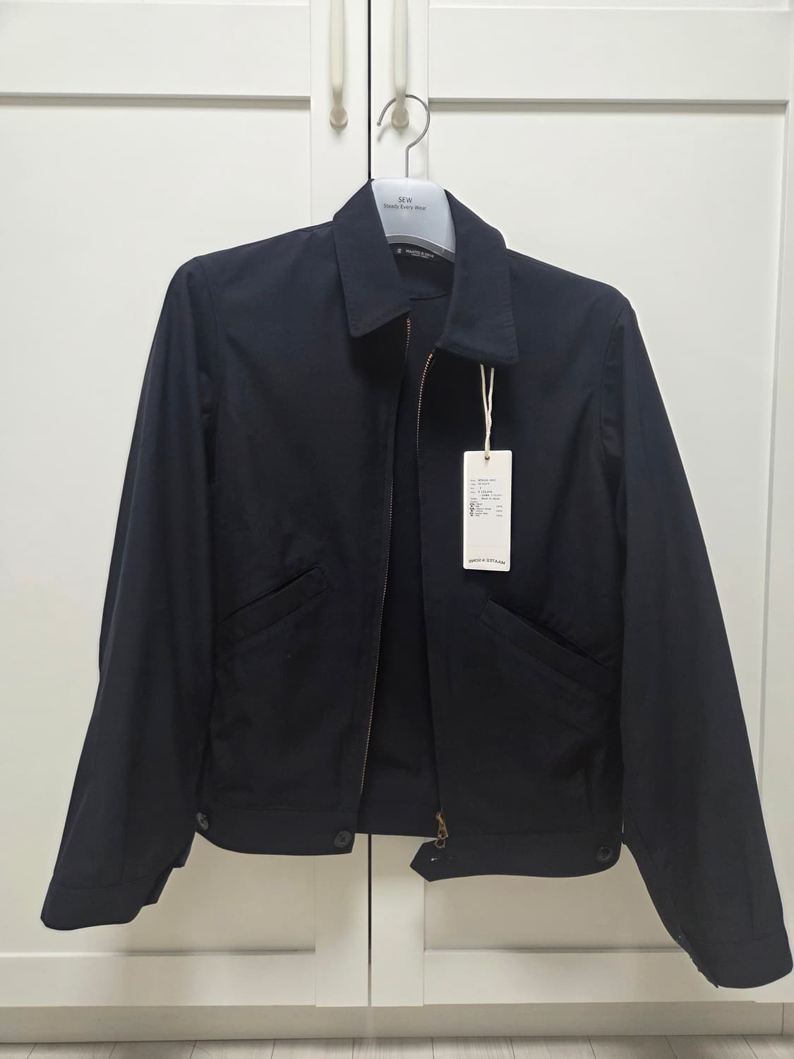 maatee&sons SILK MURDER JUMPER(NAVY) 상품이미지2