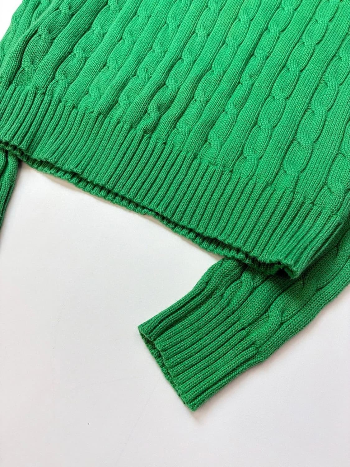 폴로 랄프로렌 꽈배기 코튼 포니 로고 니트 PN5335 상품이미지4