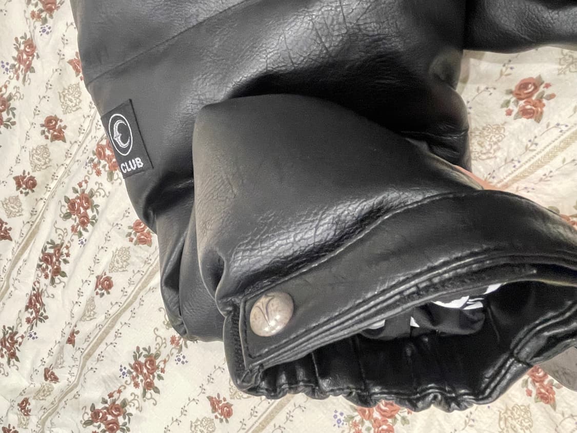 떠그클럽 레더패딩 블랙 2사이즈 상품이미지4