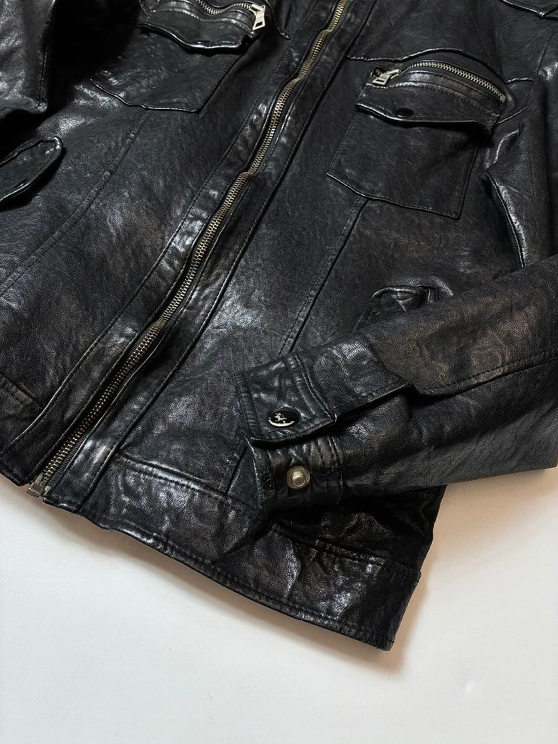 Selected 00's 이태리 양가죽 트러커 자켓 PN8550 상품이미지4