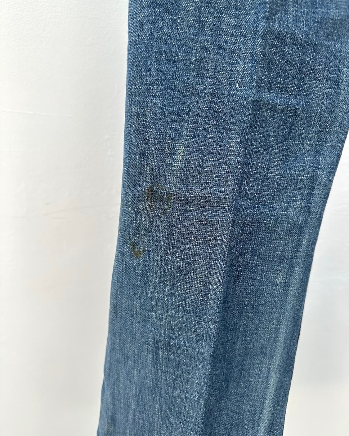 Yellow stich denim bootscut jeans 상품이미지4