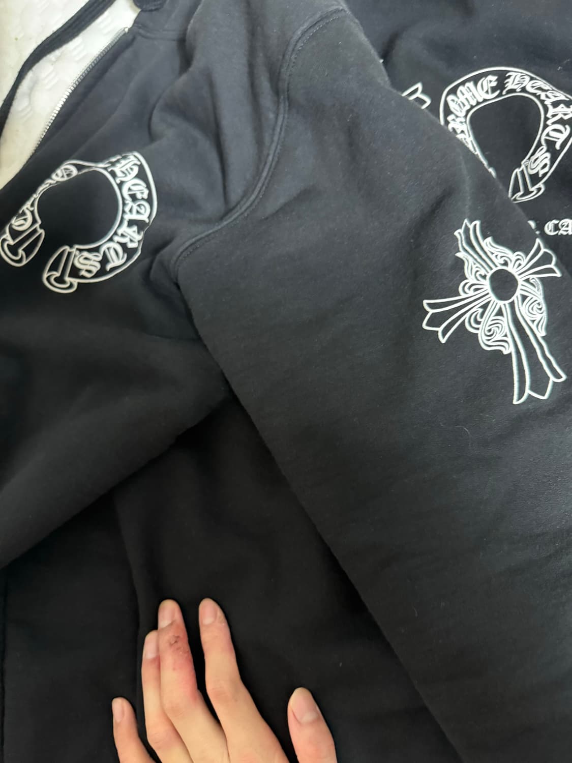 크롬하츠 HOLLYWOOD USA 헤비웨이트 후드집업 상품이미지5