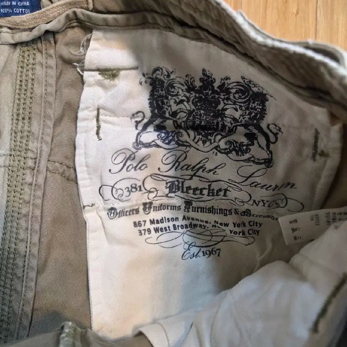 폴로 랄프로렌 멀티포켓 카고팬츠 (30in) 상품이미지6