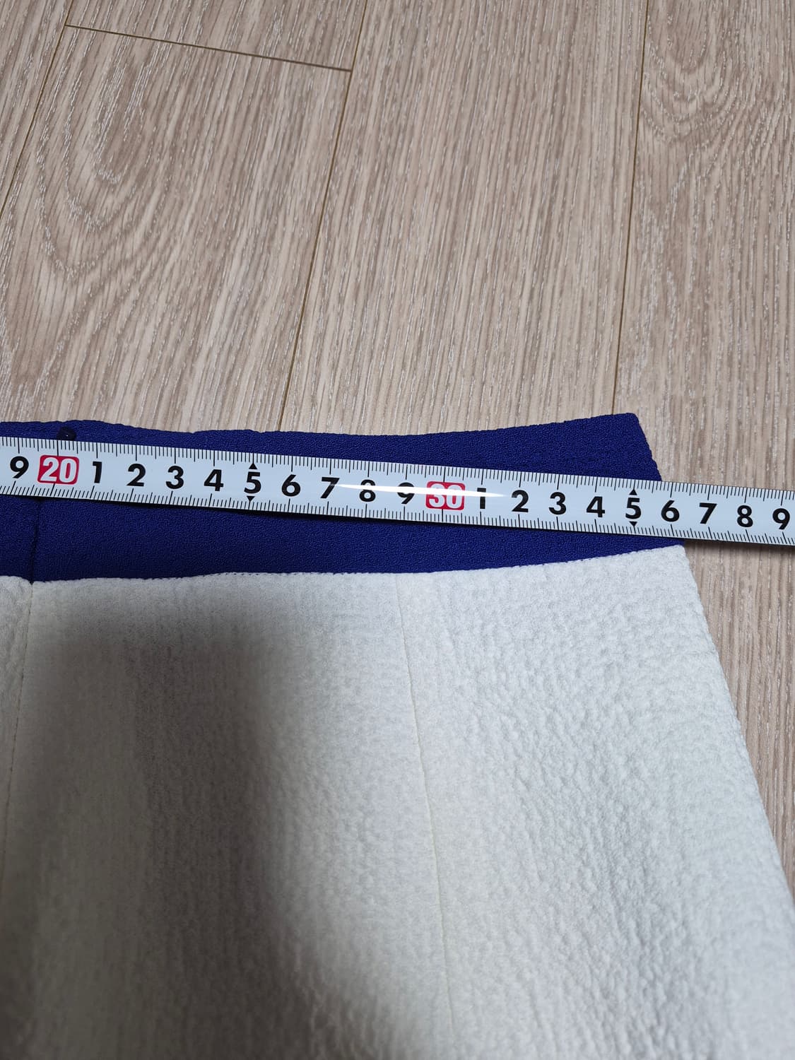 모스키노 블루 하트버튼 미니스커트 40(26~27) 상품이미지5