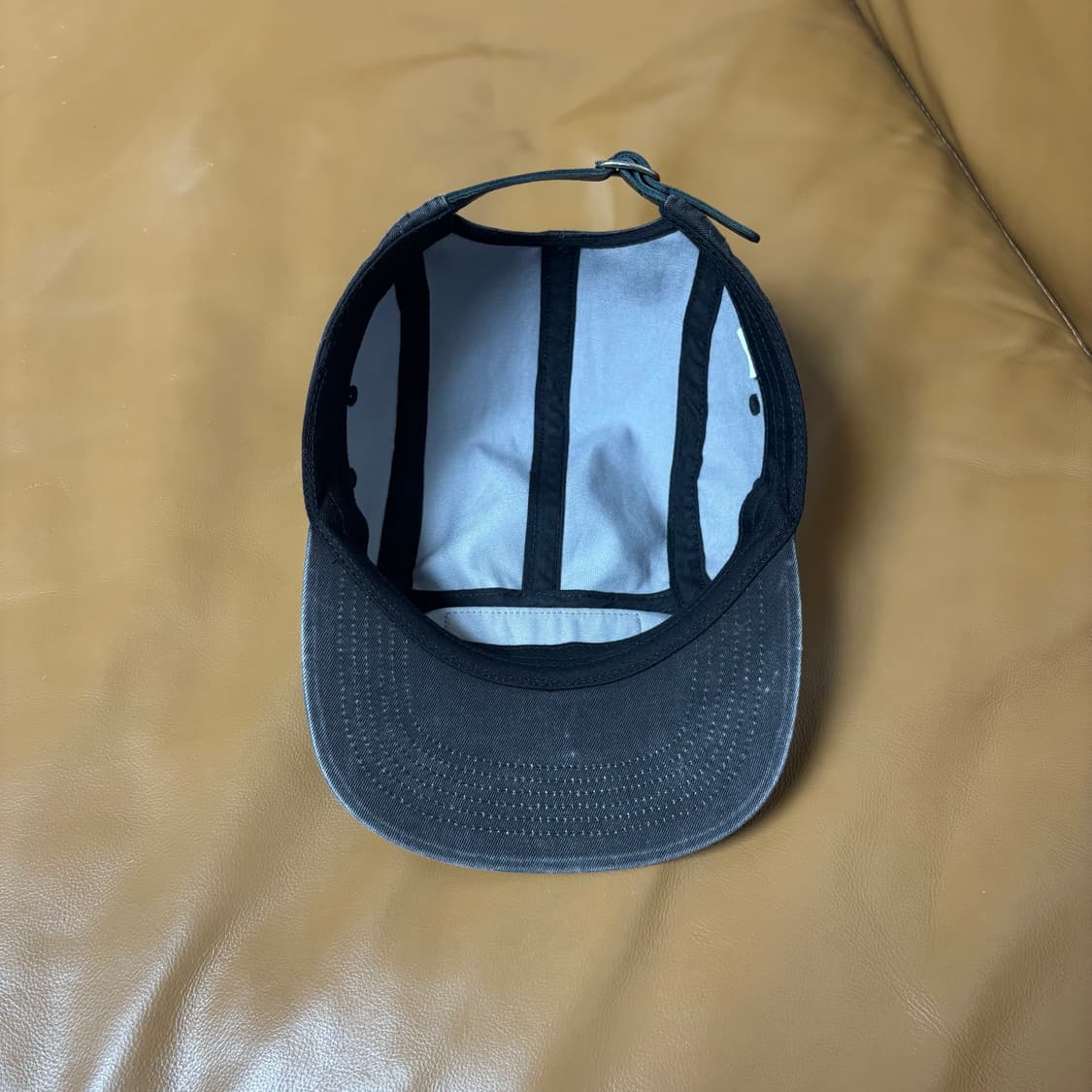 Supreme 슈프림 워시드 블랙 캠프캡 모자 (Washed Black) 상품이미지6