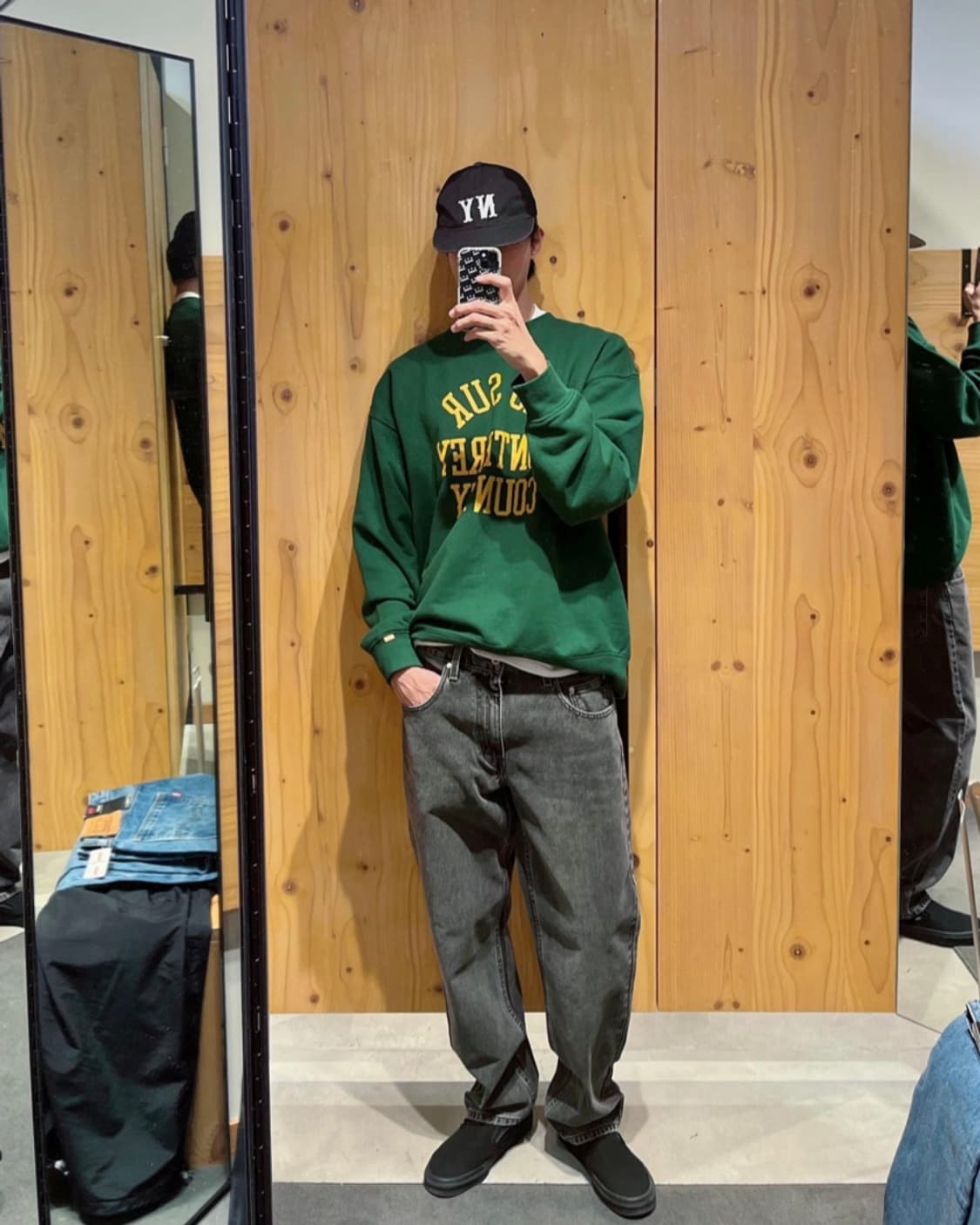 {주우재,윤아 착용} 리바이스 골드탭 맨투맨 L 상품이미지6