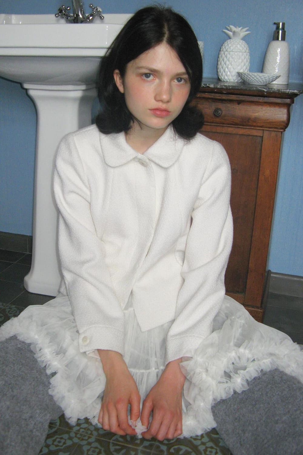 시눈 튜튜 스커트 크림 상품이미지3