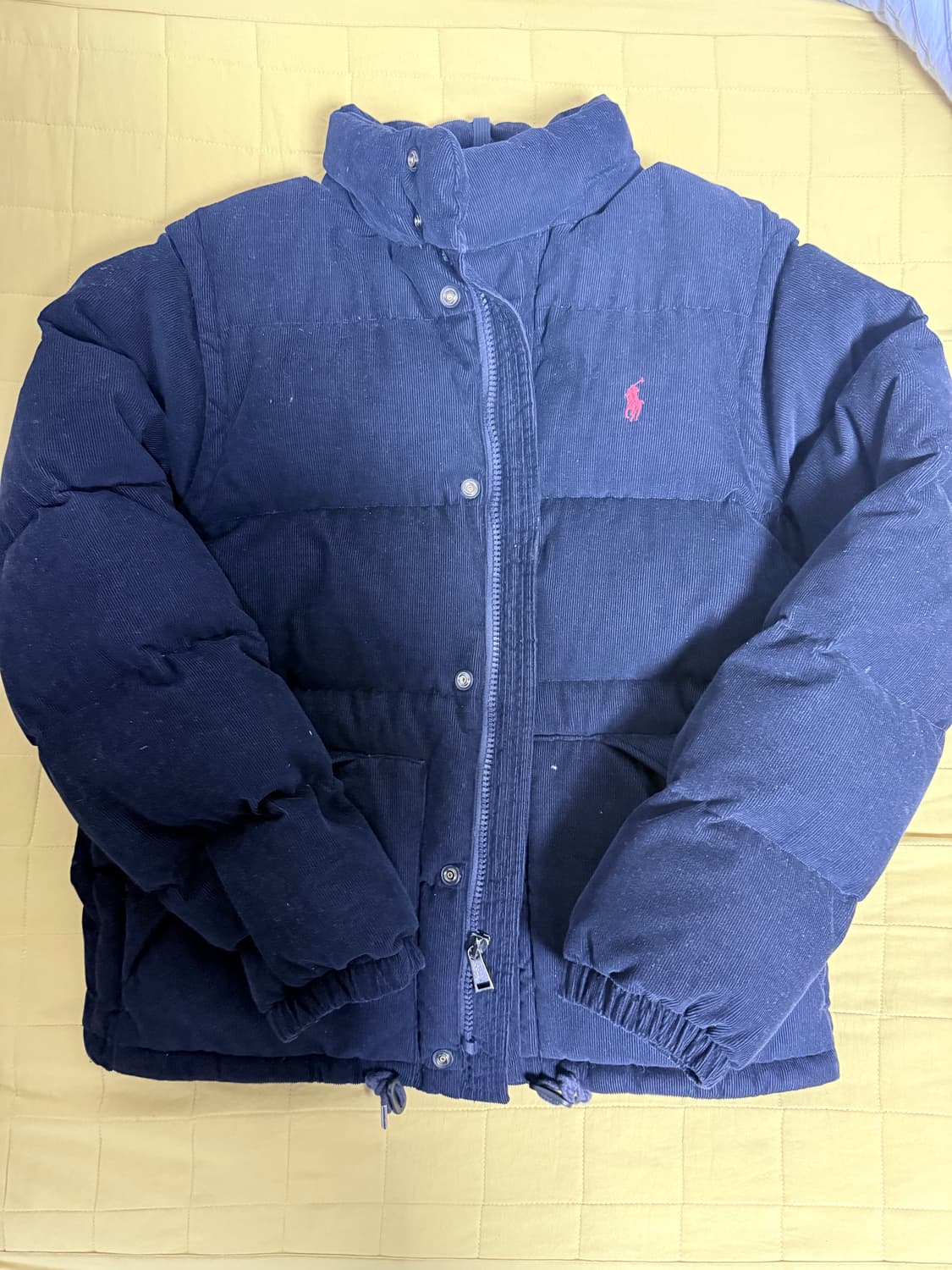 폴로 랄프로렌 코듀로이 디테처블 패딩 L 상품이미지6