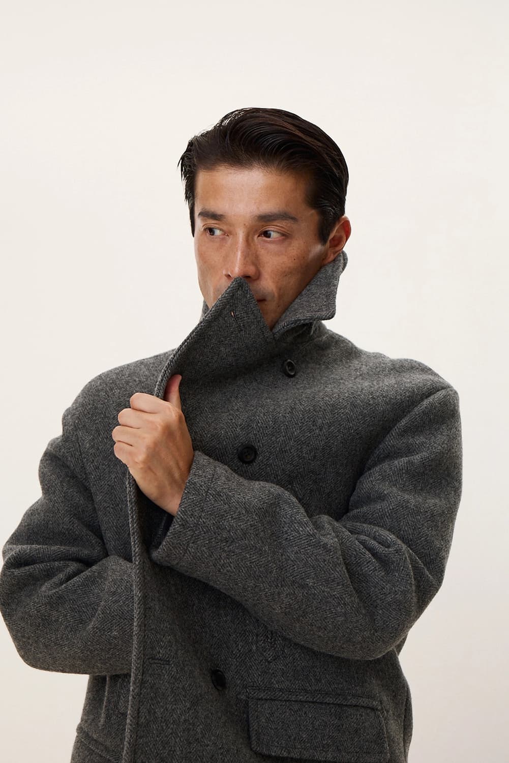 포터리 피코트 다크그레이 2사이즈 상품이미지6