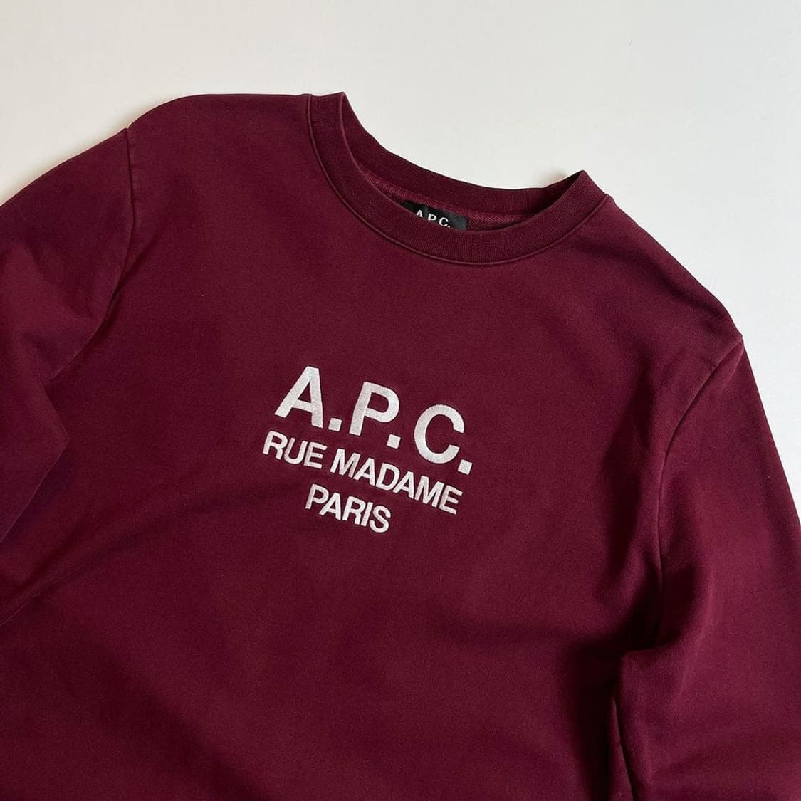 아페쎄 APC 옴므 20ss 로고 자수 맨투맨 PR1817 상품이미지2