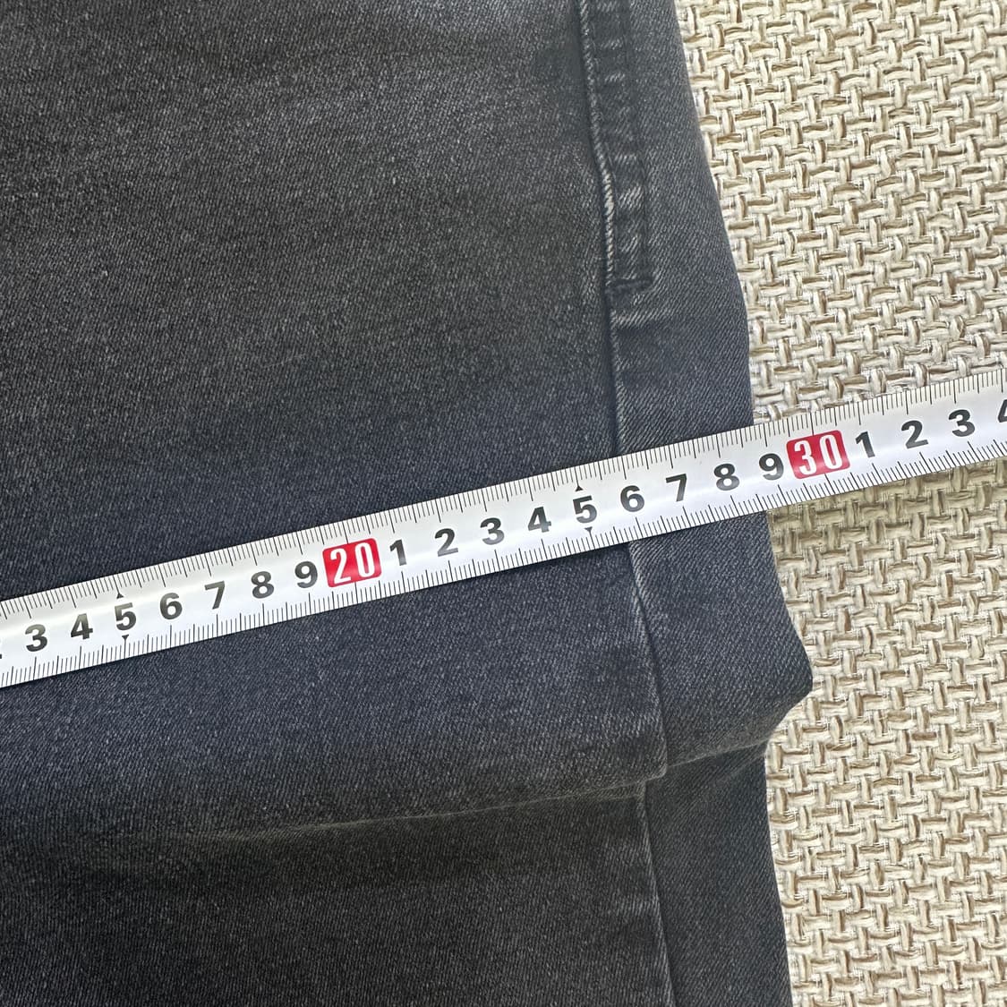 32 후부 일자 청바지 데님 0414D 상품이미지7