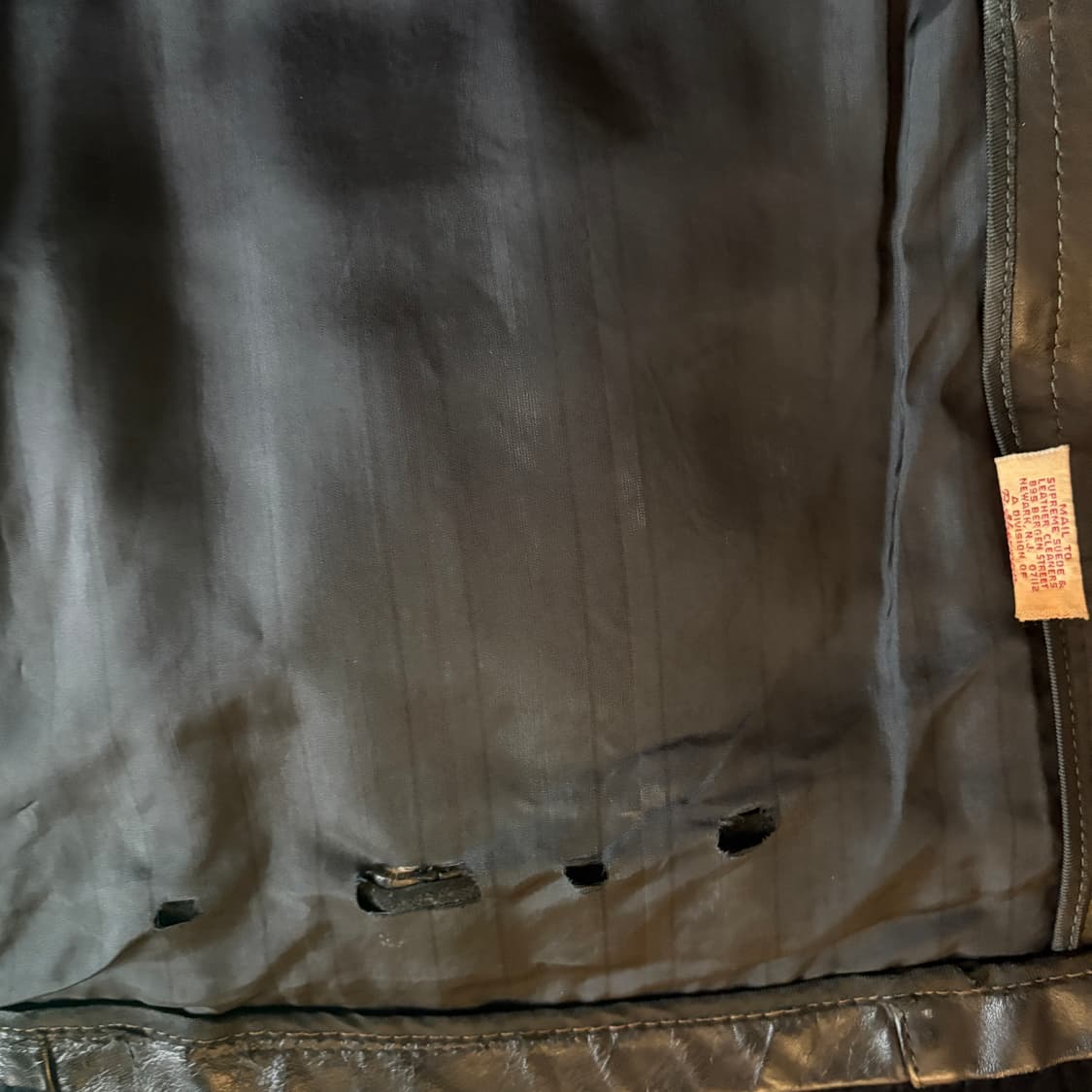 60’s sears 레더 카코트 made in u.s.a 상품이미지6