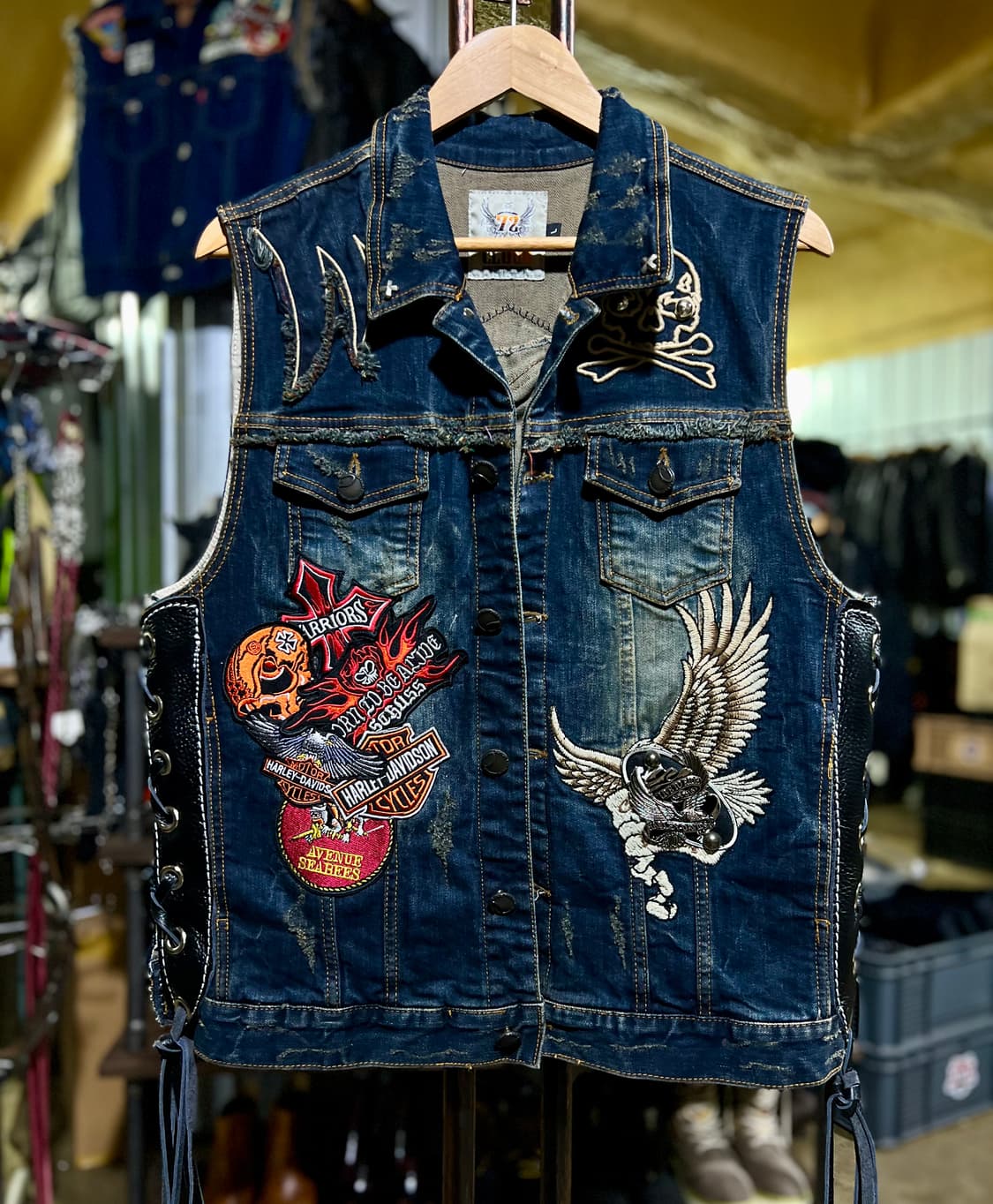 빅할리 워싱청 조끼  상품이미지1