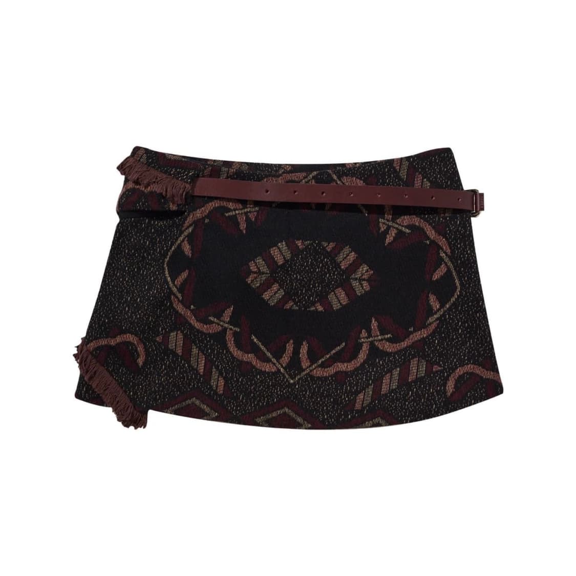 Cinched Pocket Skirt w/ Leather Belt 상품이미지1