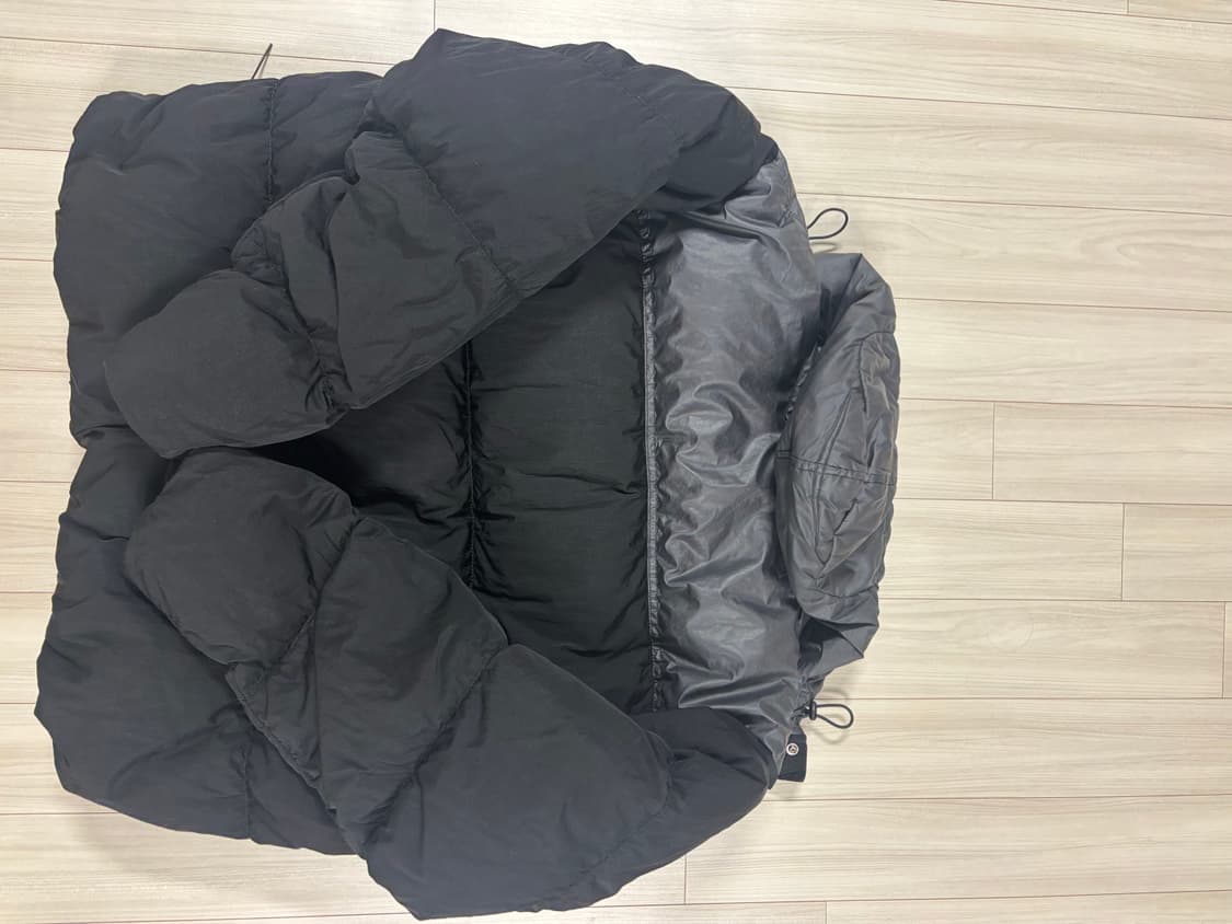 C.P. 컴퍼니 에코 크롬-R 믹스드 고글 다운 자켓 블랙-24FM 상품이미지5