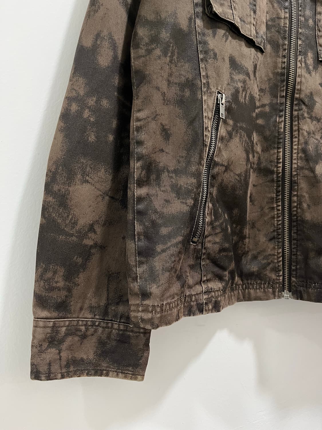 일본 빈티지 락펑크 타이다이 넥버클 집업 자켓  상품이미지5