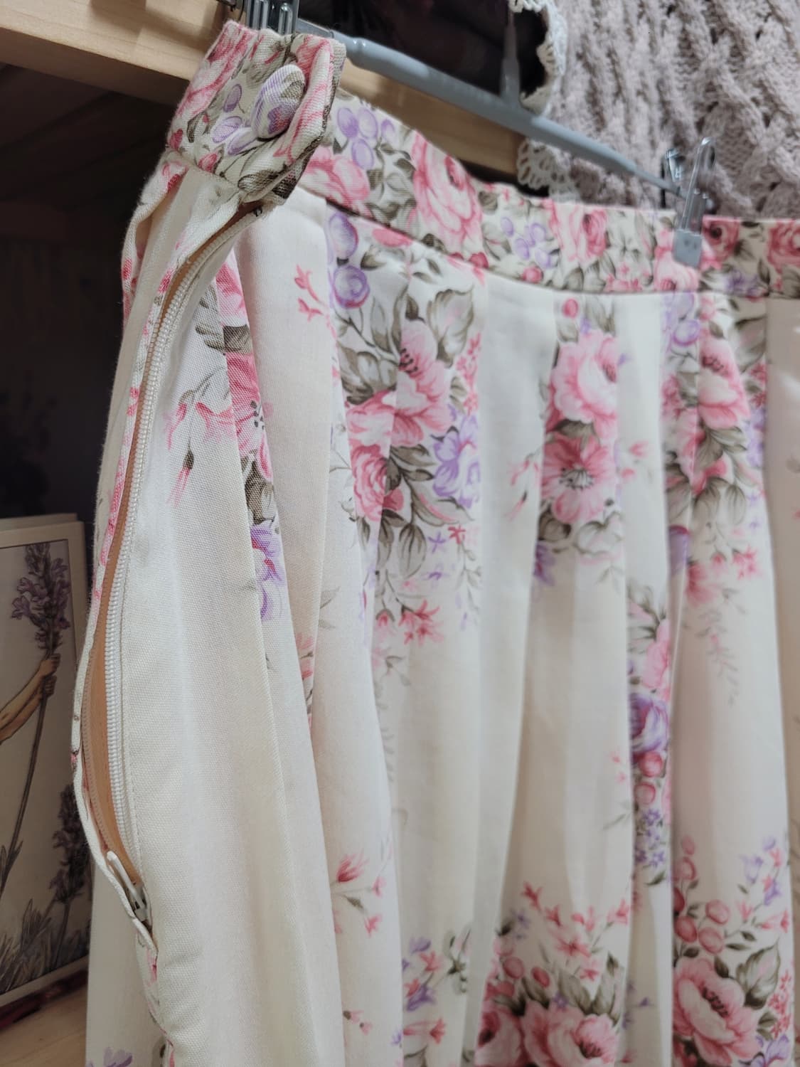 빈티지 러블리 플라워 스커트 상품이미지3