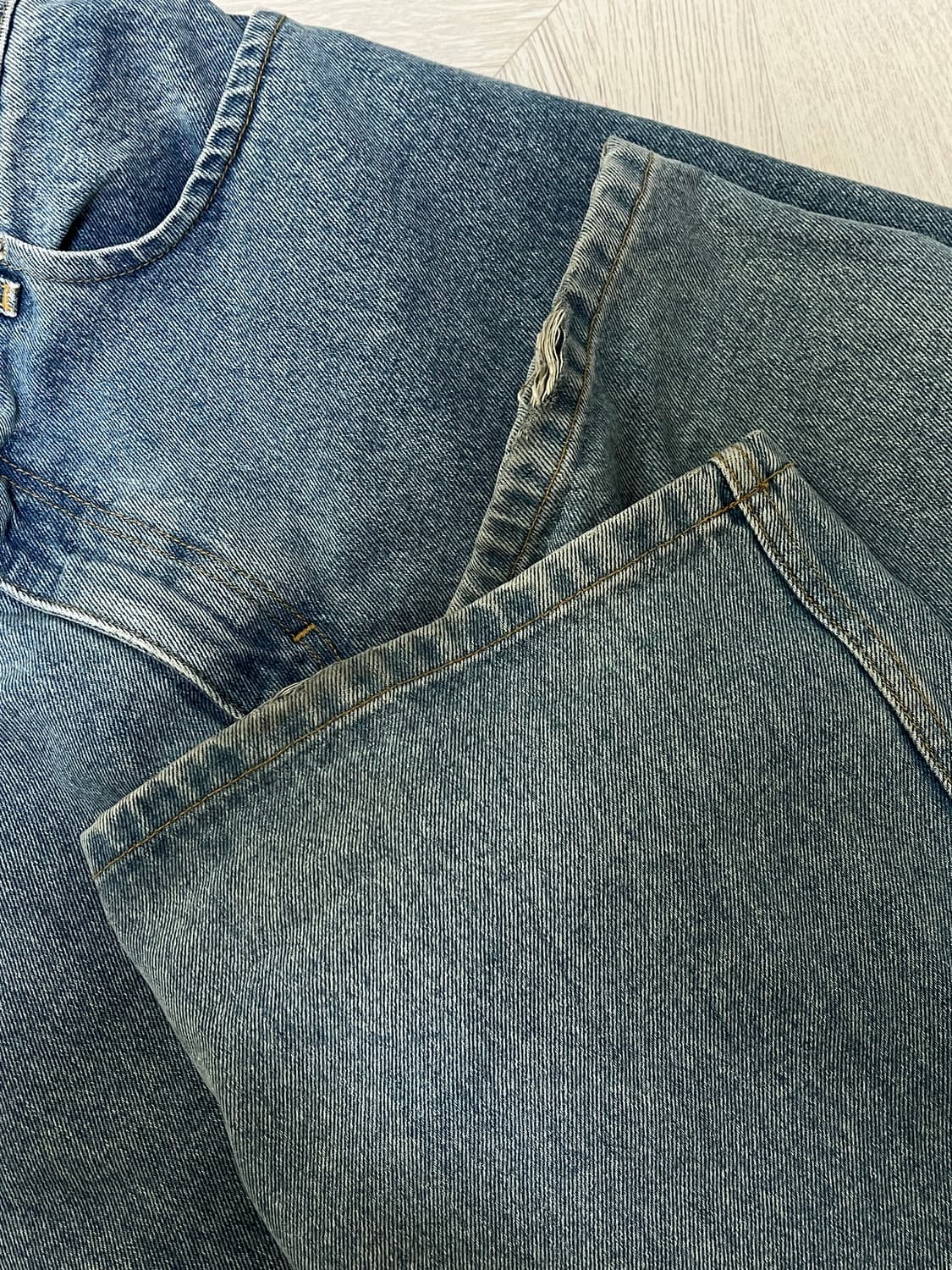 에크하우스 라타 와이드 레그 데님 (33) 상품이미지6