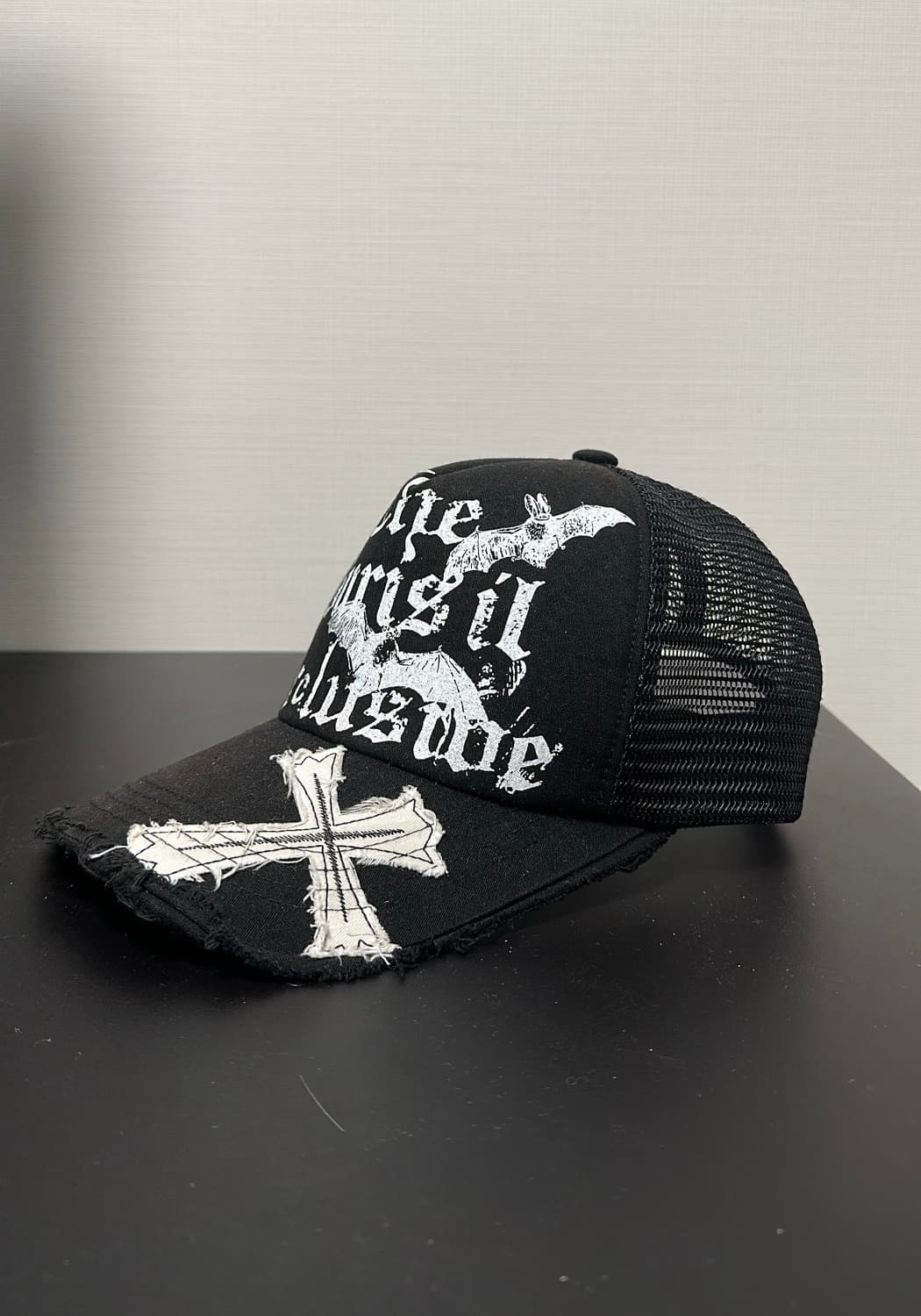 Cross Patch Punk mesh cap 상품이미지1
