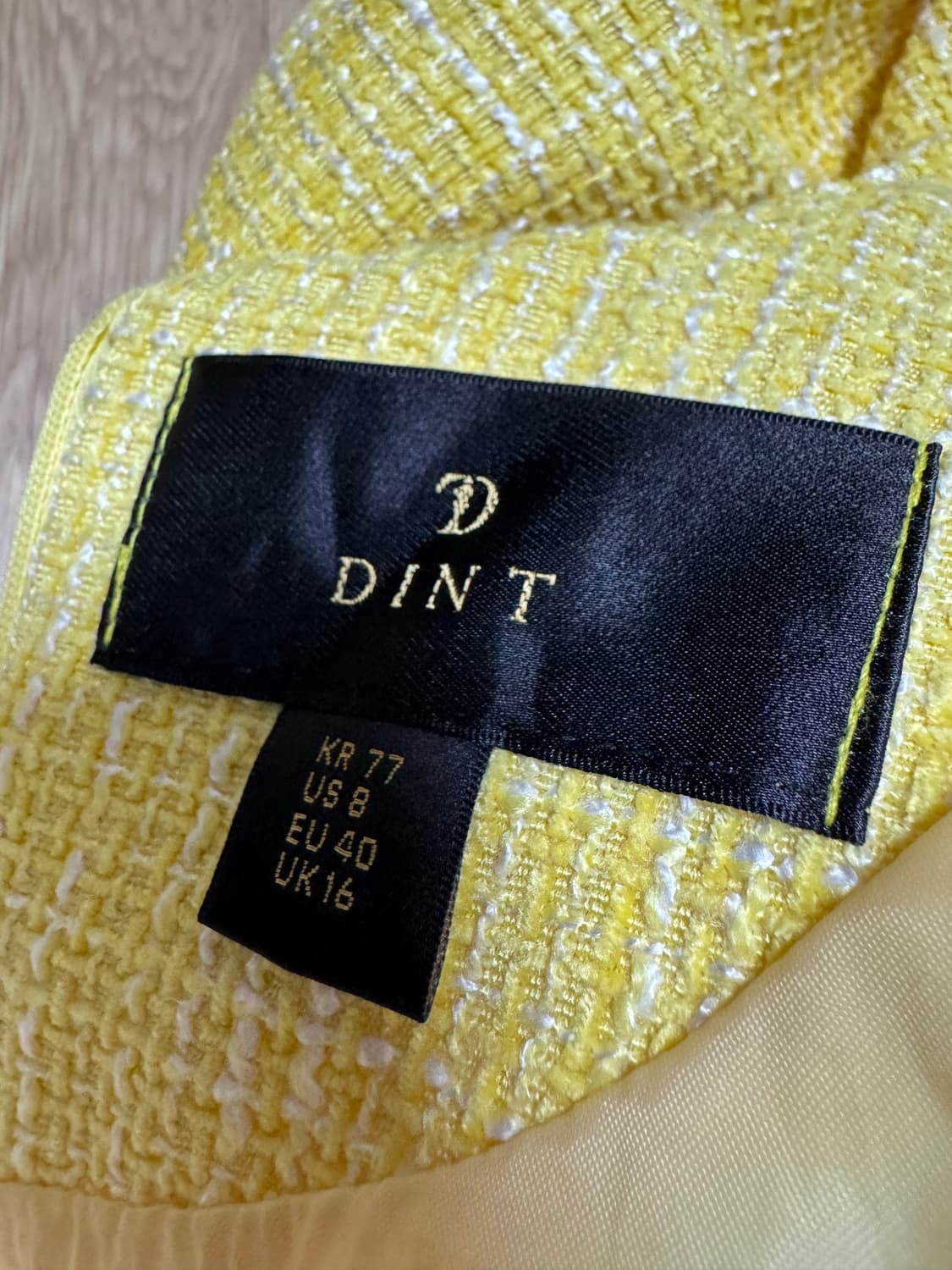 DINT 딘트 트위드 퍼프 원피스 상품이미지3