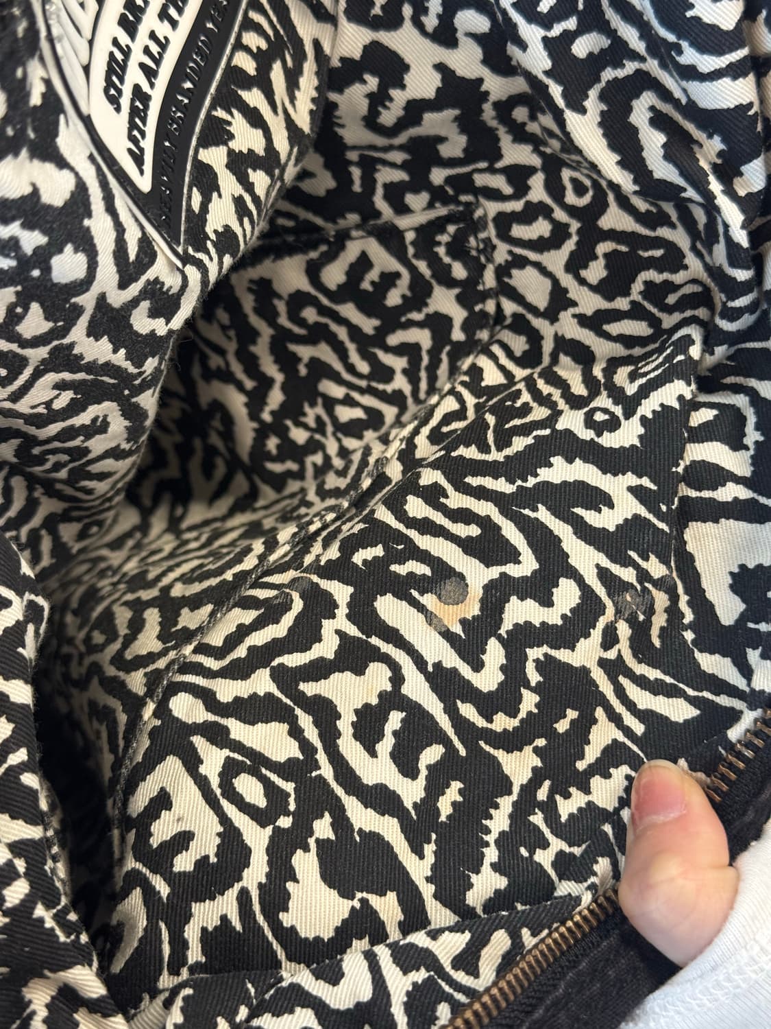 Diesel black cotton shoulder bag   상품이미지9