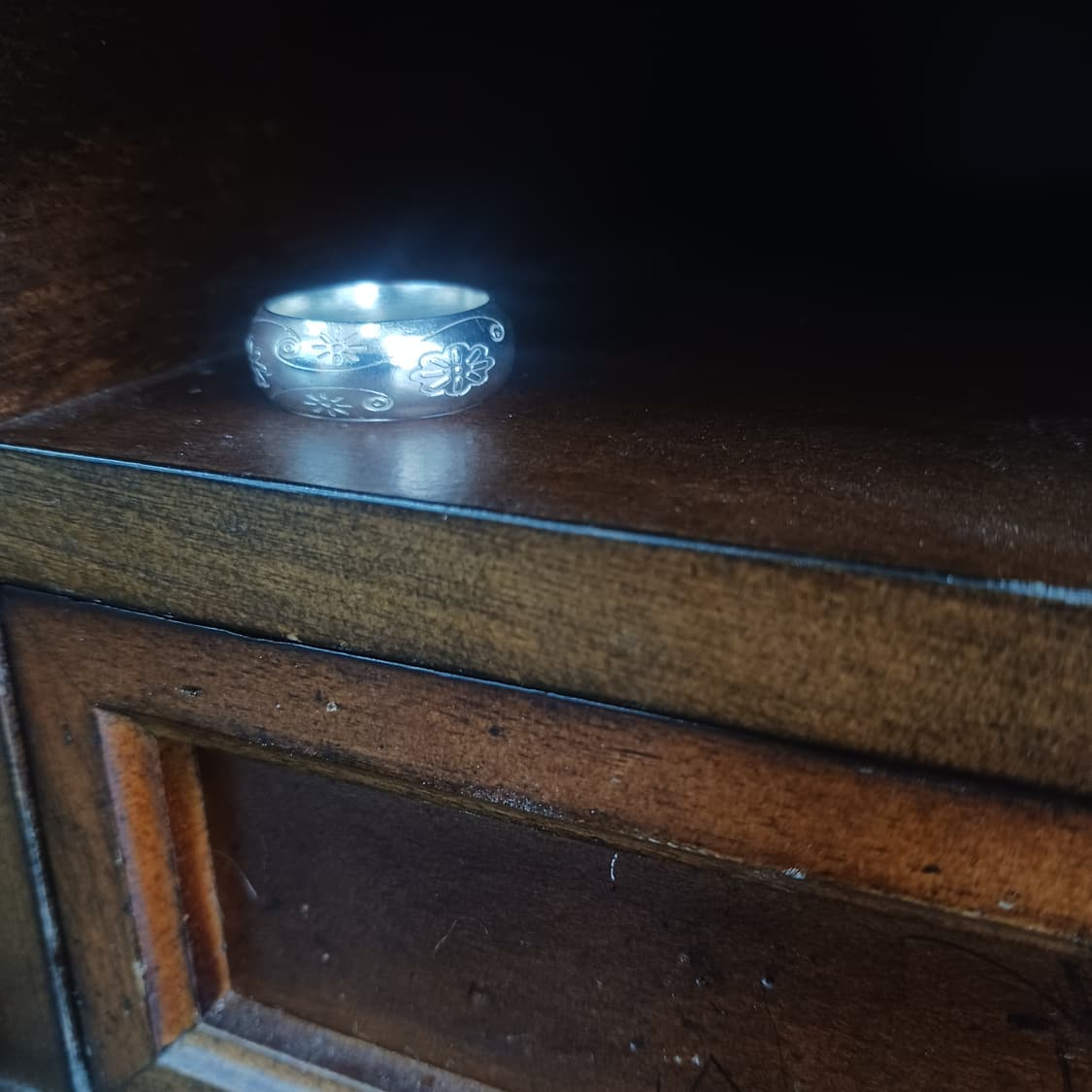 꽃가락지3 순은99 은가락지 8미리  상품이미지3