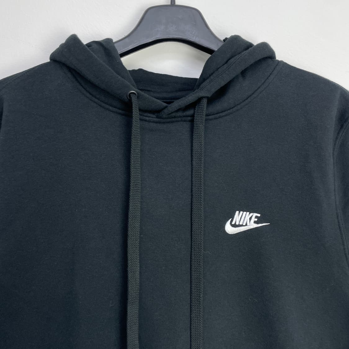 나이키 블랙 기모 후드티 롱슬리브 M 상품이미지2