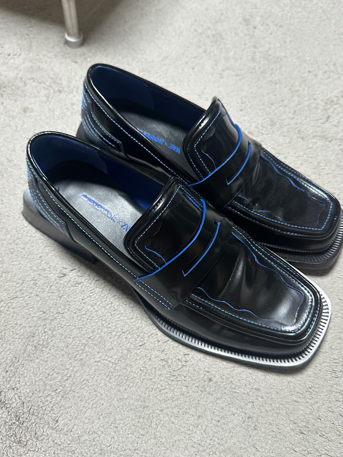 eu37, 240) 자라 아더에러 레더 로퍼 상품이미지1