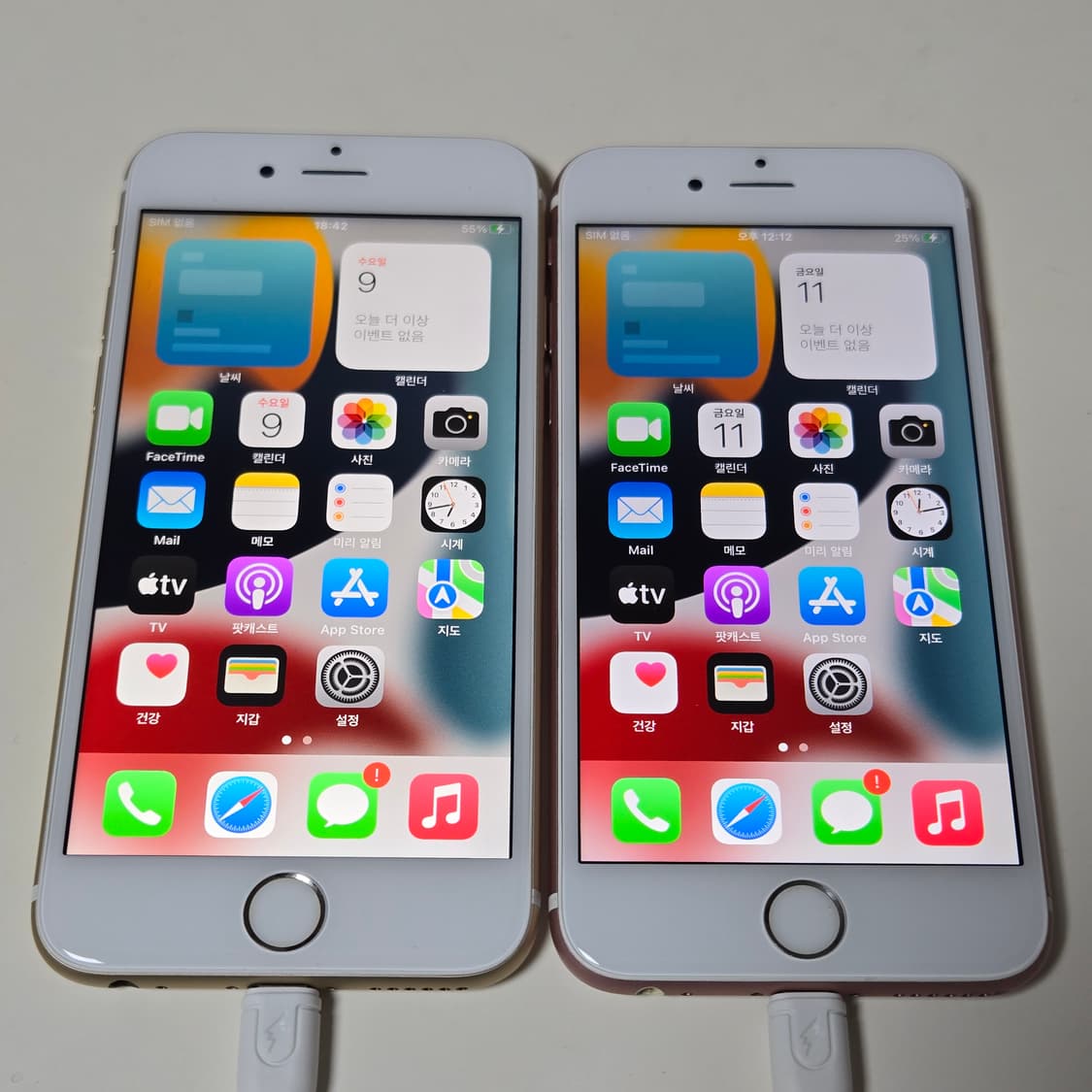 아이폰 6S 골드, 로즈골드 2대（무음） 상품이미지2