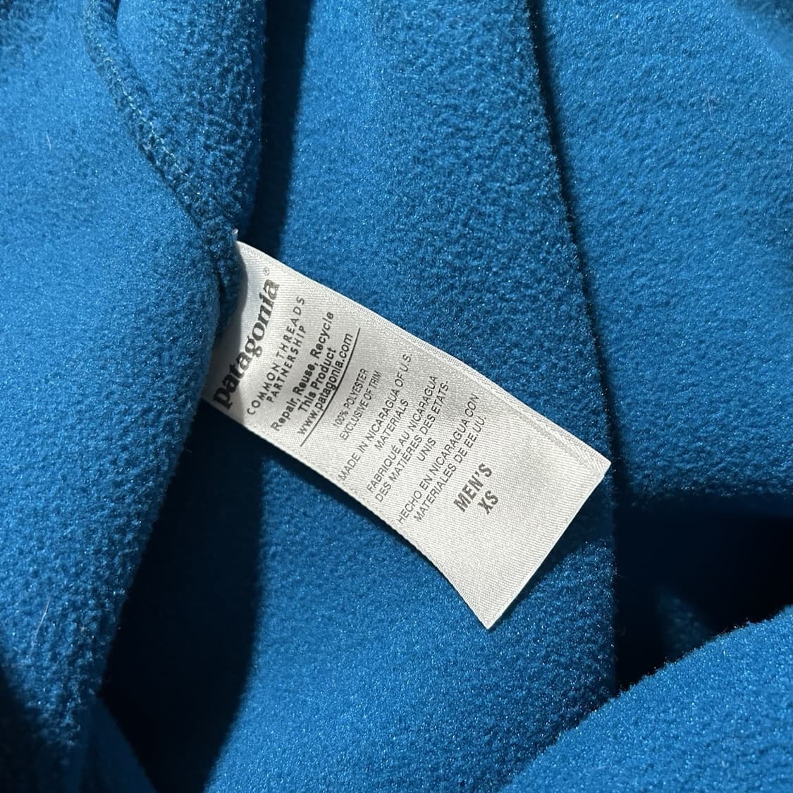 14FW 파타고니아 신칠라 스냅-T 플리스 로얄 블루/카키 상품이미지3