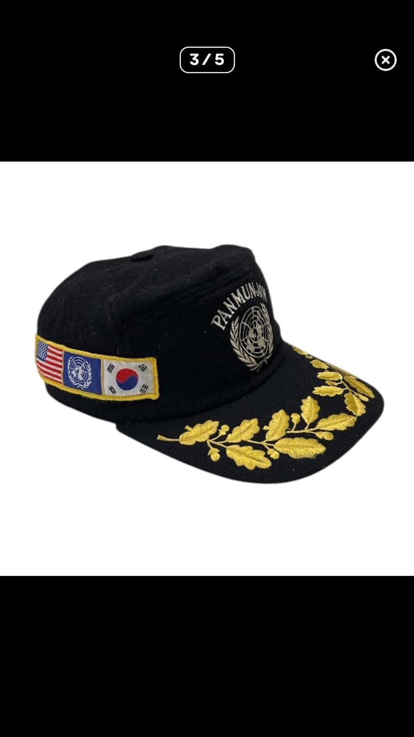 UN Emblem Wool Officer Cap 모자 상품이미지3