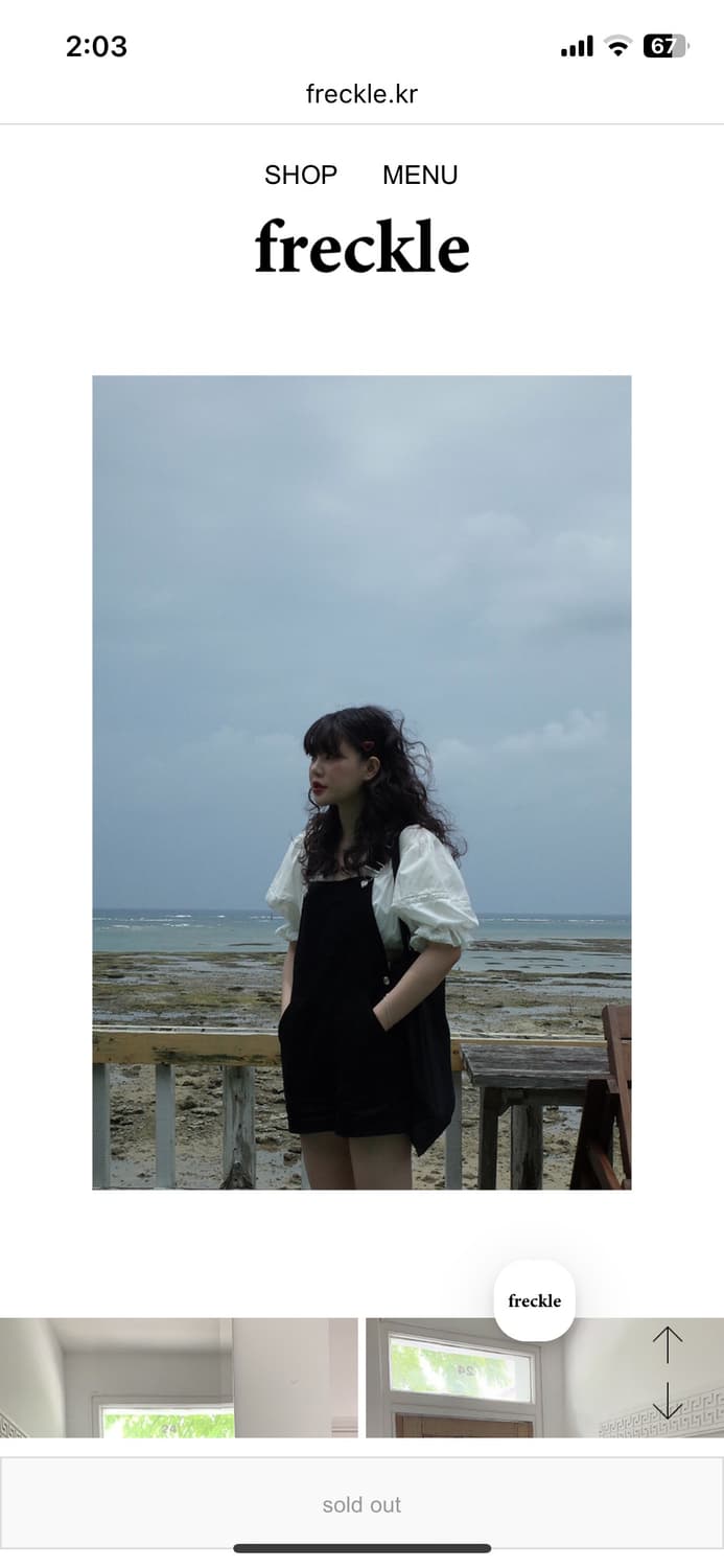 Freckle made sora blouse 소라 블라우스 프레클  상품이미지2