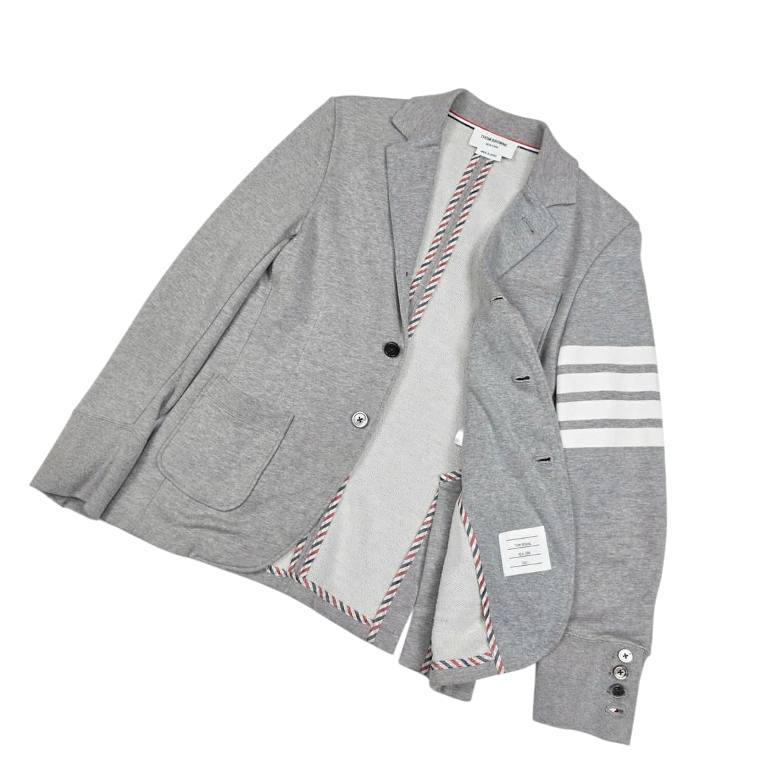 톰브라운 4바 코튼 져지 블레이저 자켓 상품이미지5